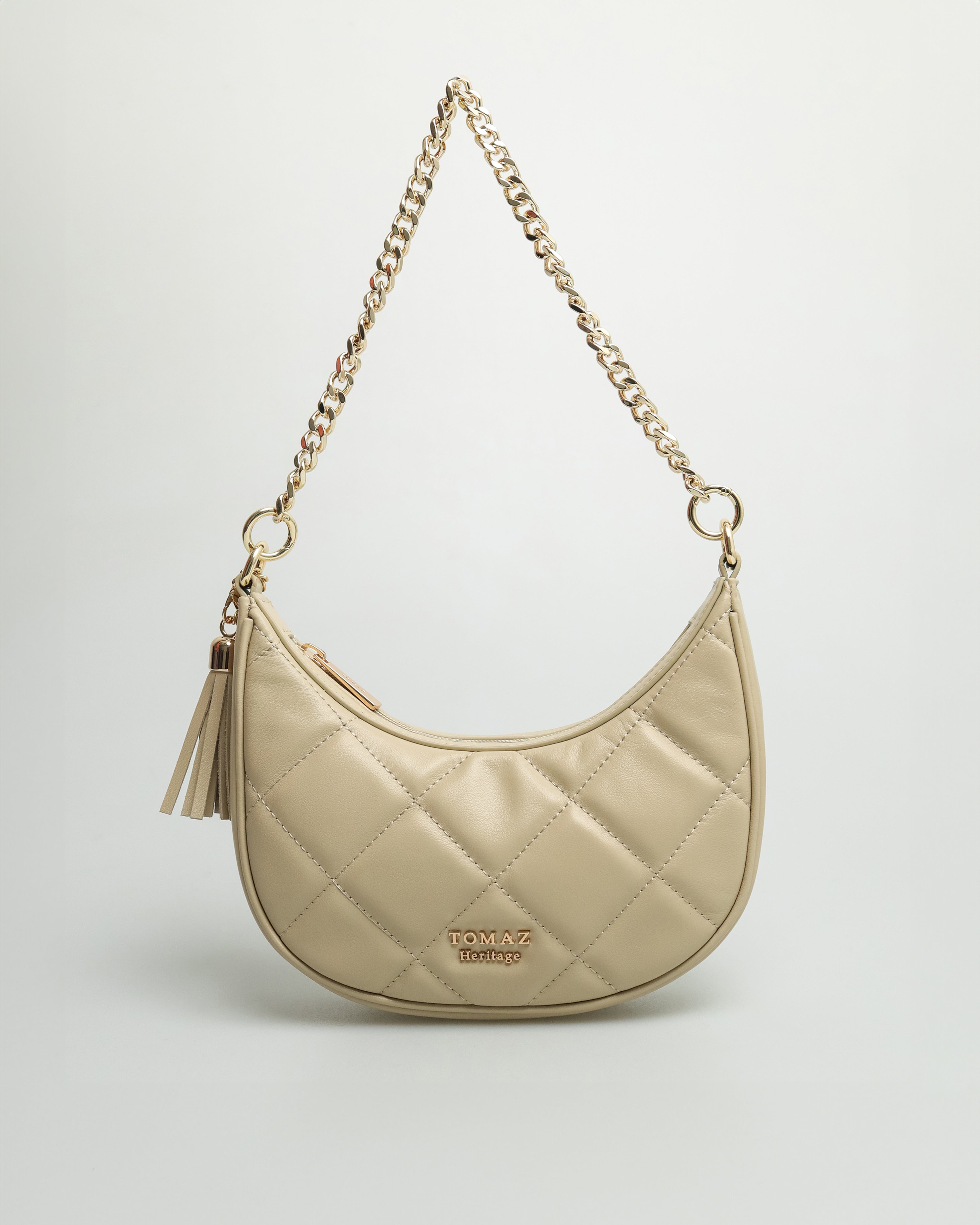 Tomaz BL202 Ladies Crescent Bag (Beige)