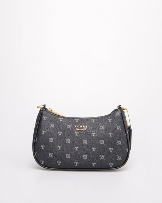 Tomaz BL254 Monogram Ladies Bags (Black)