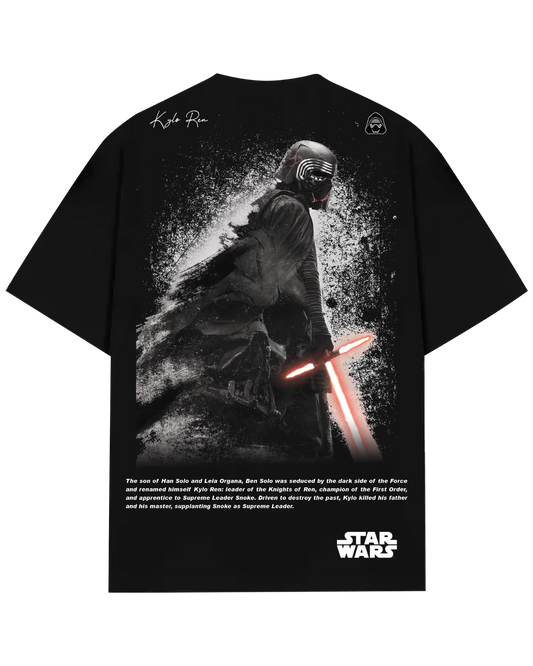 Turbo Kylo Ren CC-1293 Over-sized T-shirt (Black/Red)