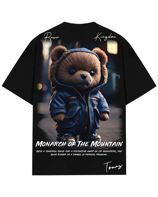 Turbo Bear CC-A012 Over-sized T-shirt (Blue/Orange)