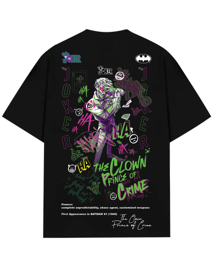 Turbo Joker CC-1281 Over-sized T-shirt (Black/Purple/Green)