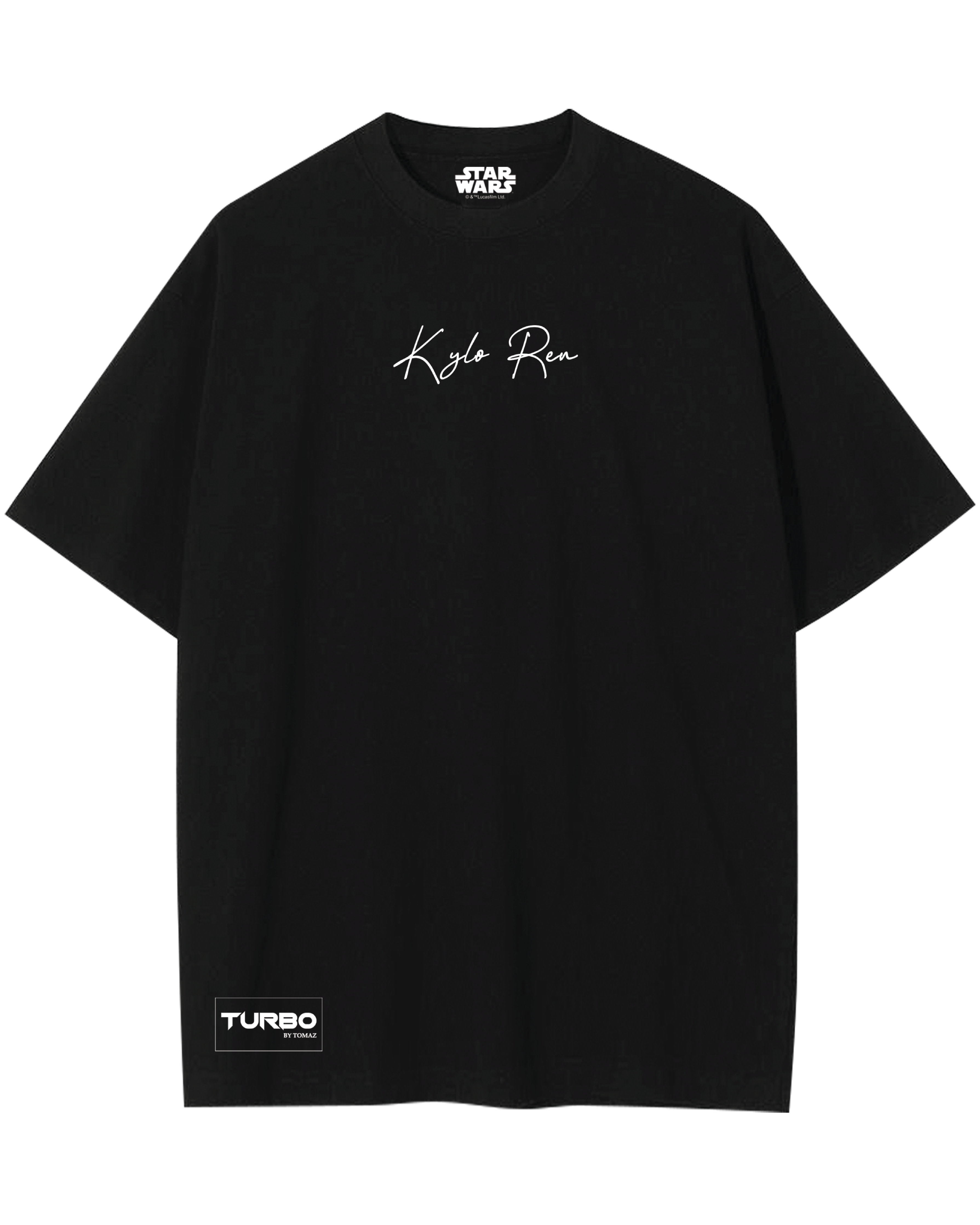 Turbo Kylo Ren CC-1297 Over-sized T-shirt (Gray/Red)