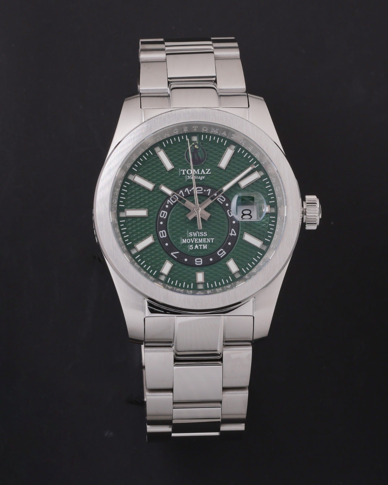 Marvel Hulk G5M-FD1 (Silver/Green) Silver Stainless Steel