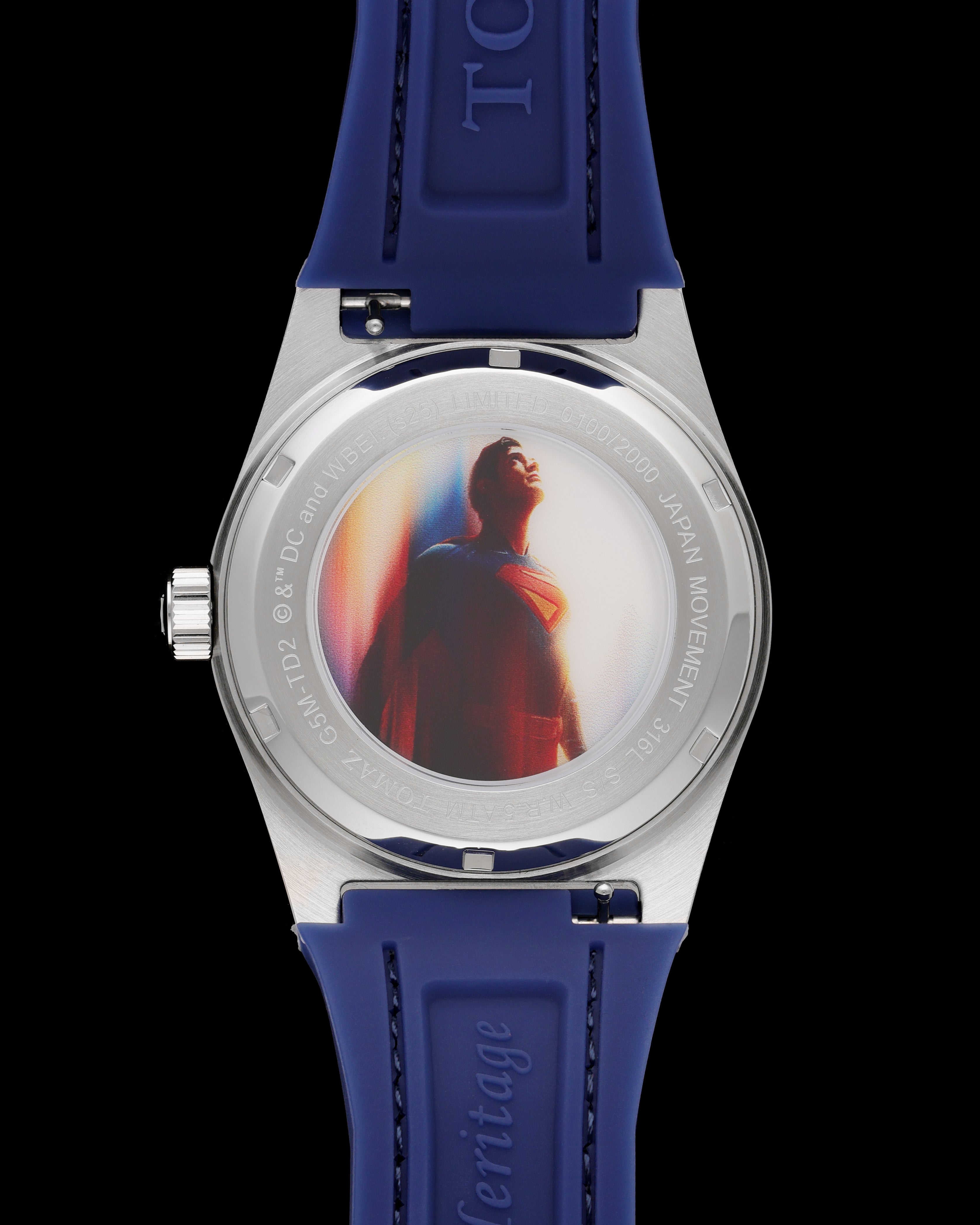 #color_Silver/Blue (Silicone & Leather)