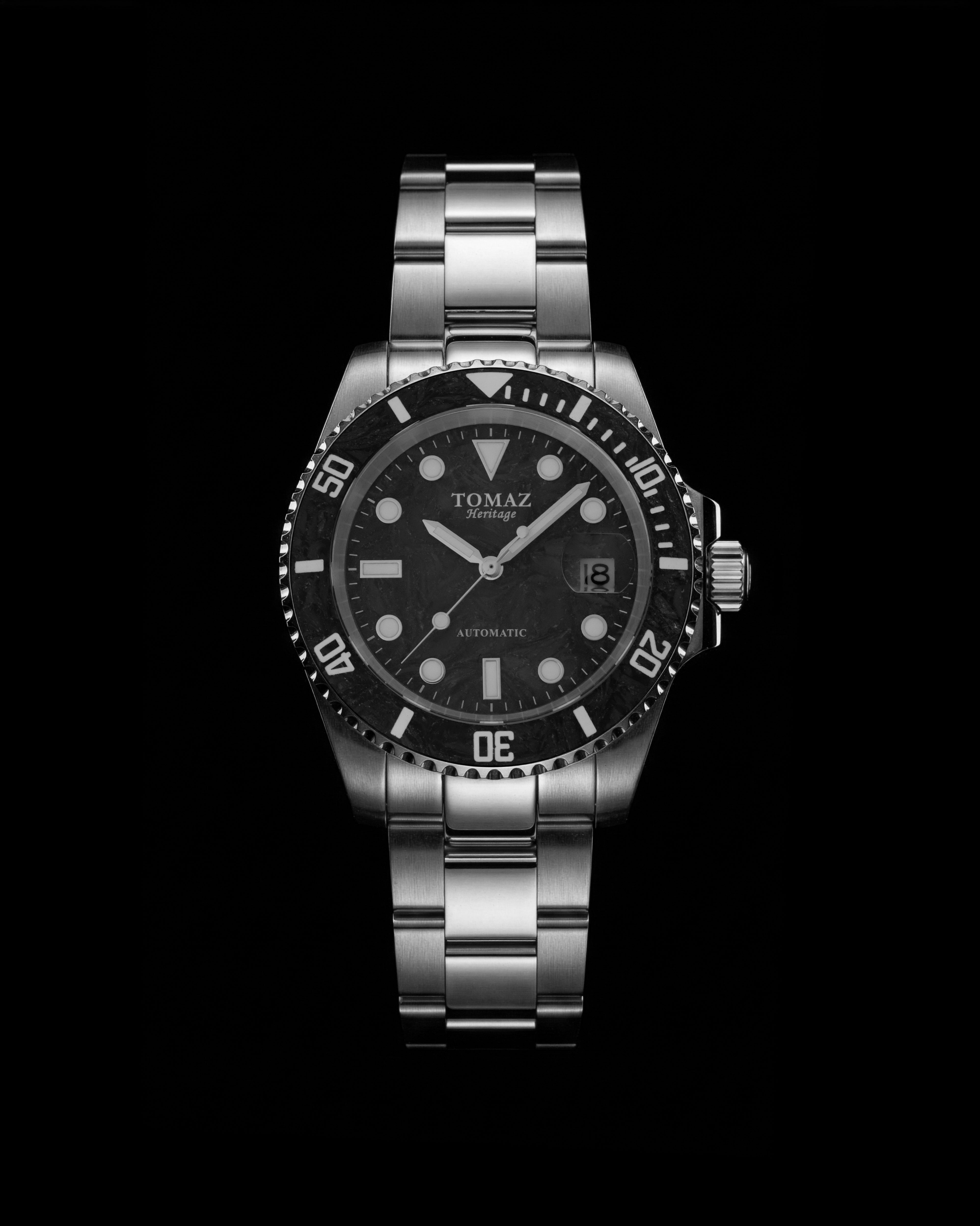 Tomaz Men's Watch GR01-BD with Stainless Steel Strap