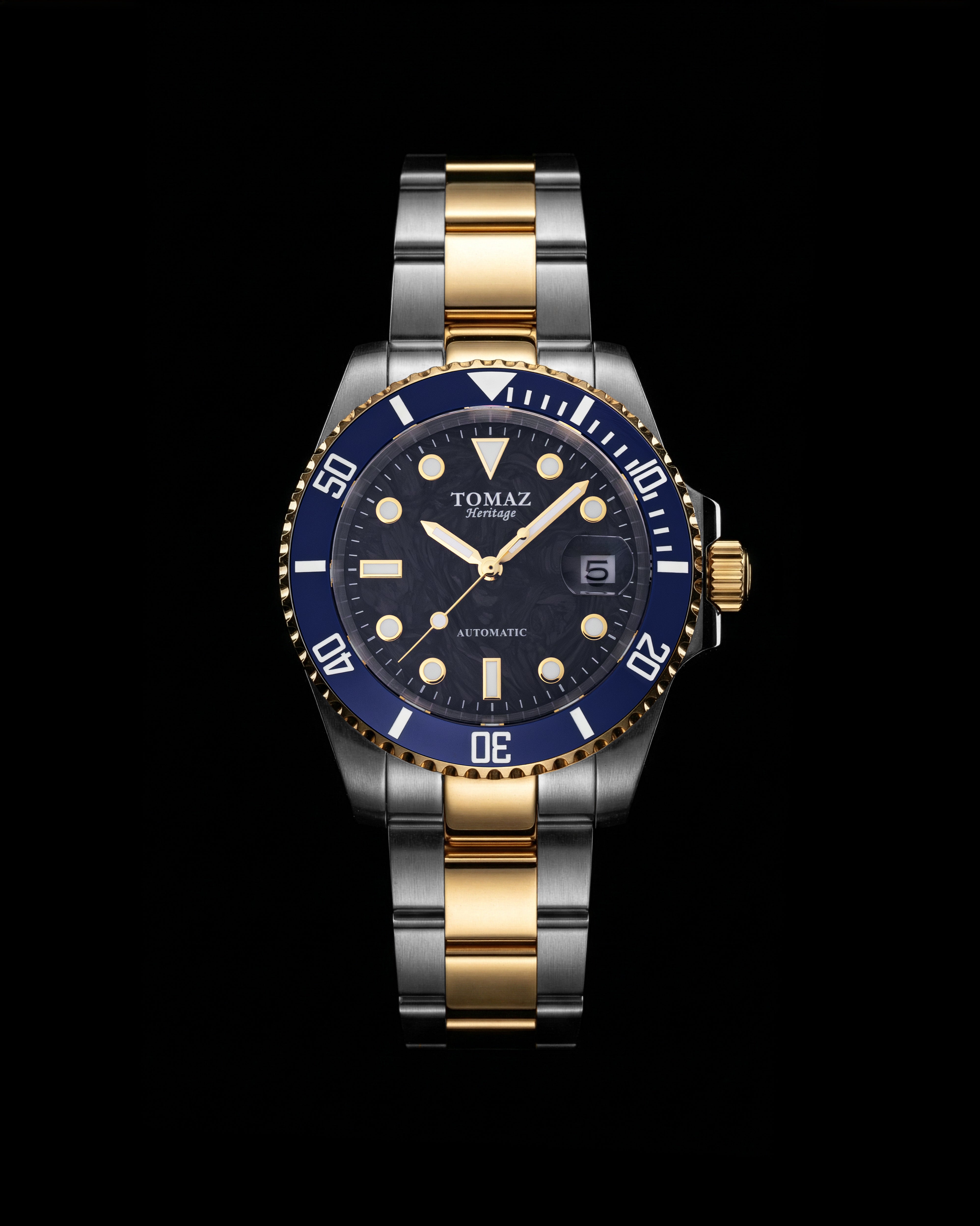 Tomaz Men's Watch GR01-BD with Stainless Steel Strap