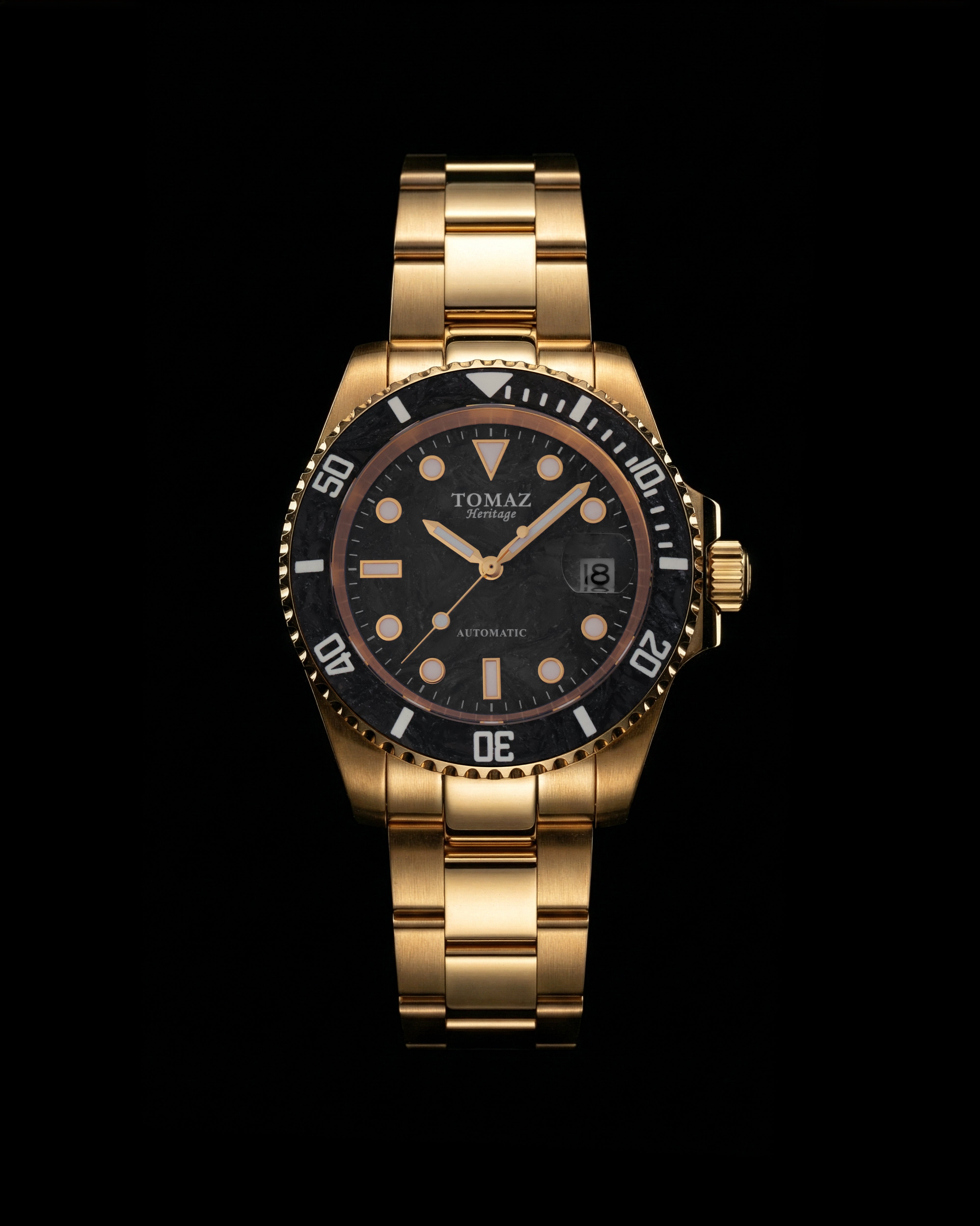 Tomaz Men's Watch GR01-BD with Stainless Steel Strap