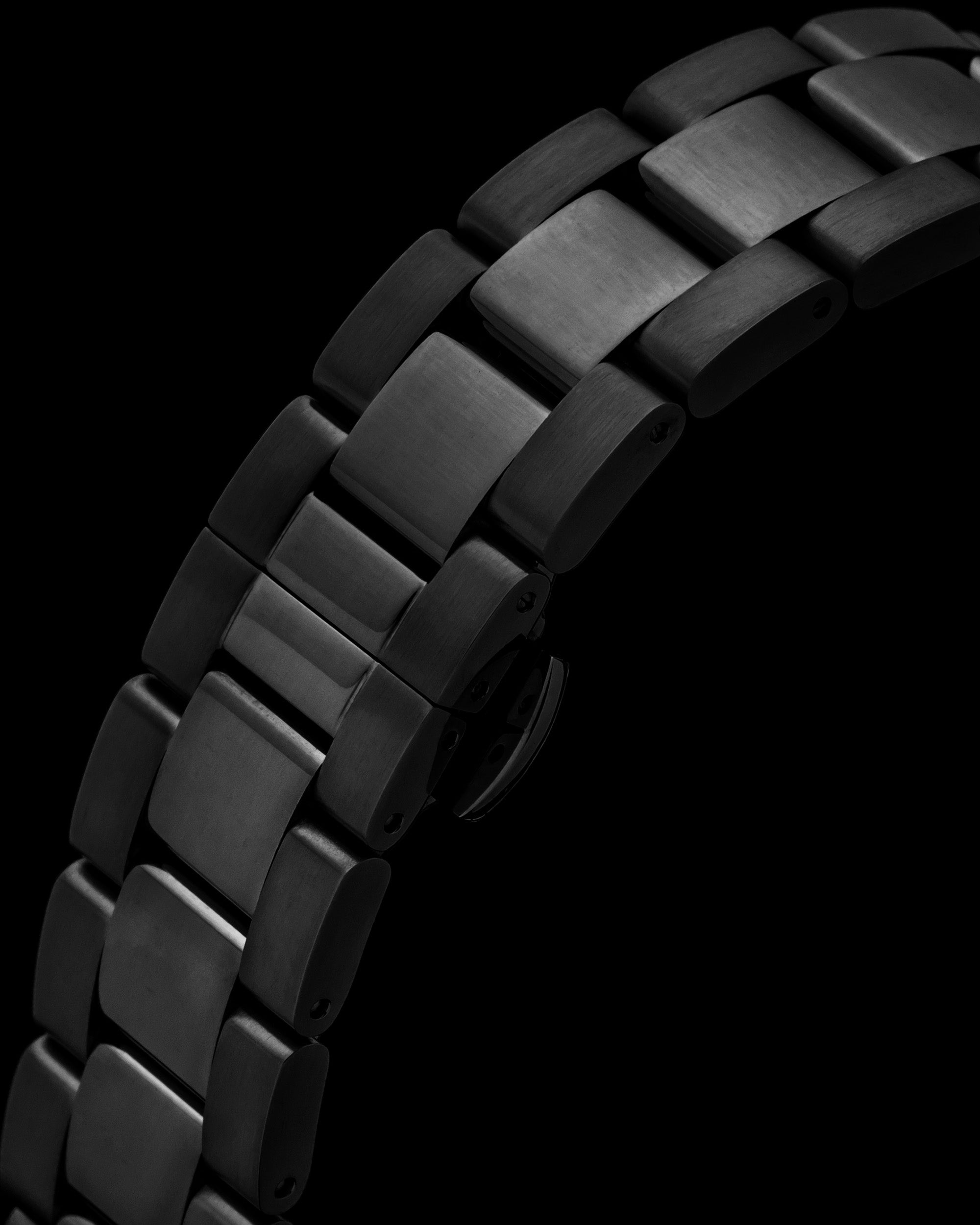 Tomaz Men's Watch GR01BS-D9 (Black) with Purple Navy White Swarovski (Black Stainless Steel)