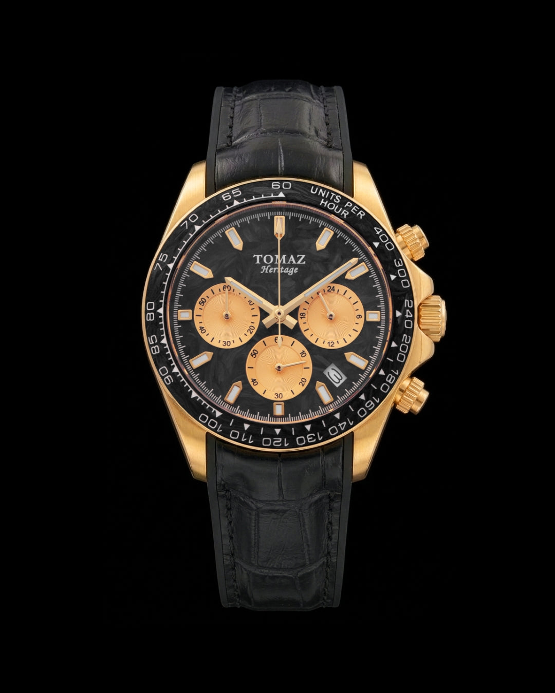 Tomaz Heritage GR02-MD2 with Rubber Leather Strap