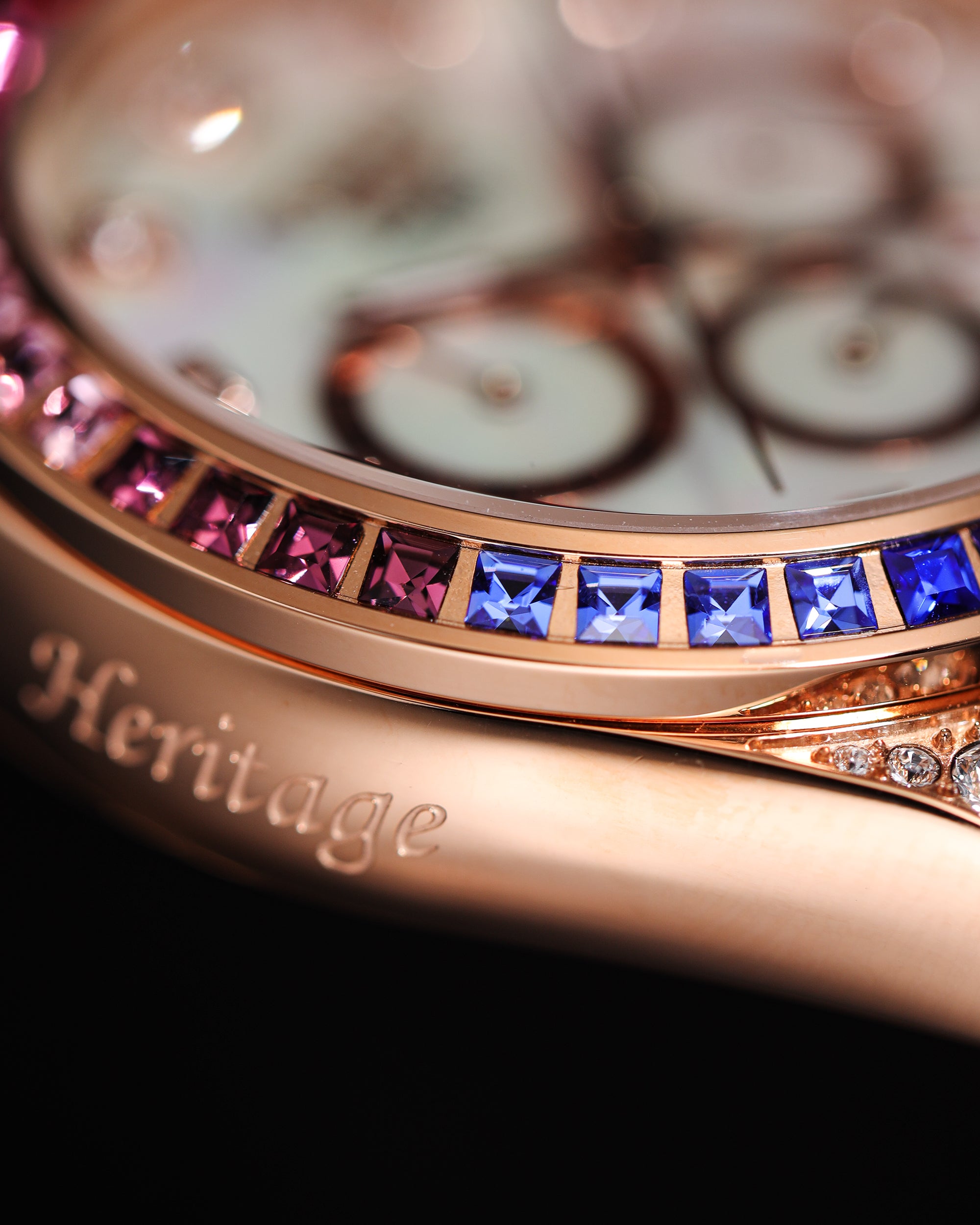 Jam Tangan Tomaz Ladies GR02L-D5 (Rosegold/Putih) dengan Rainbow Swarovski (Rosegold Stainless Steel0