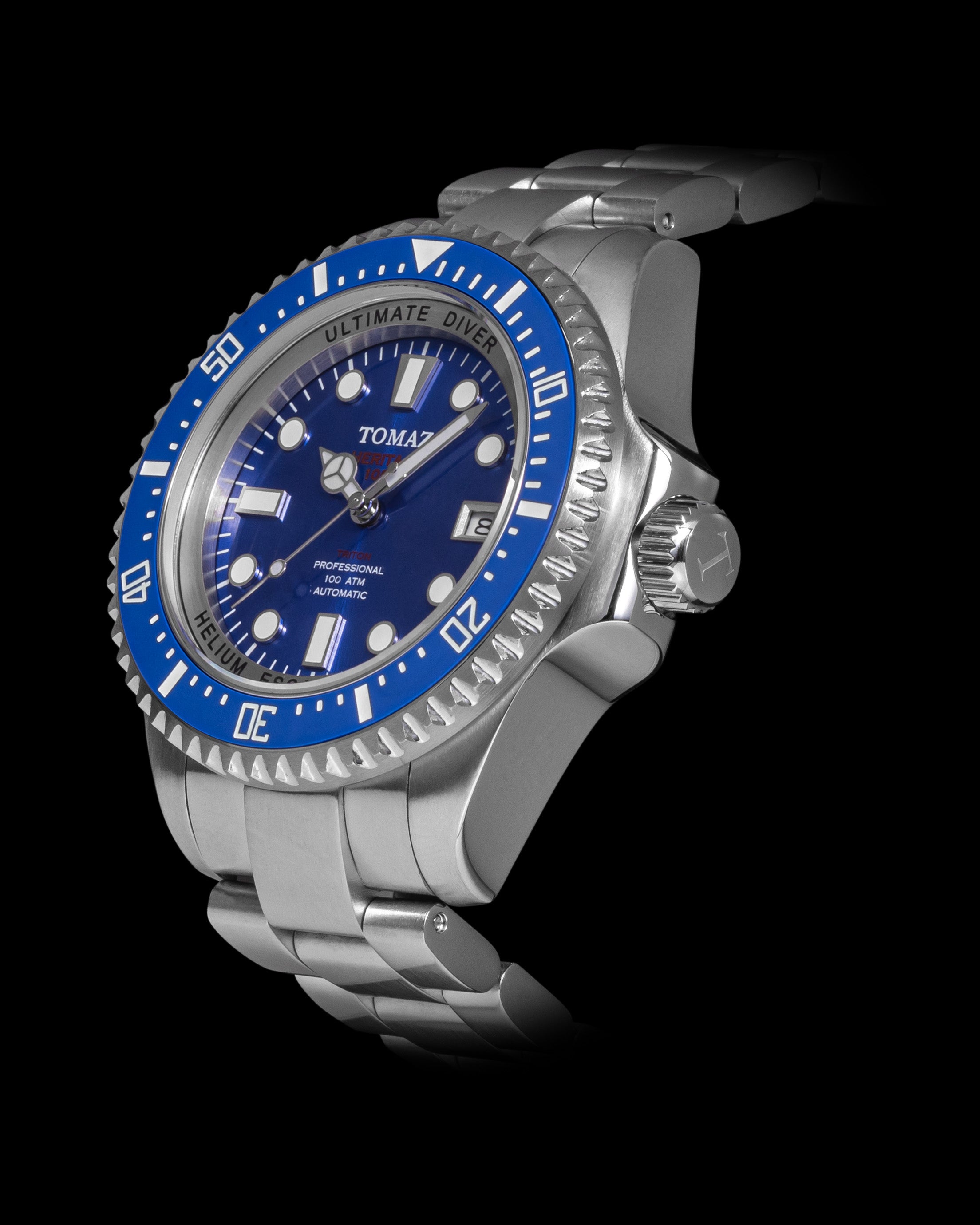 Ultimate Diver GR06B-D4 (Silver/Blue) Silver Stainless Steel