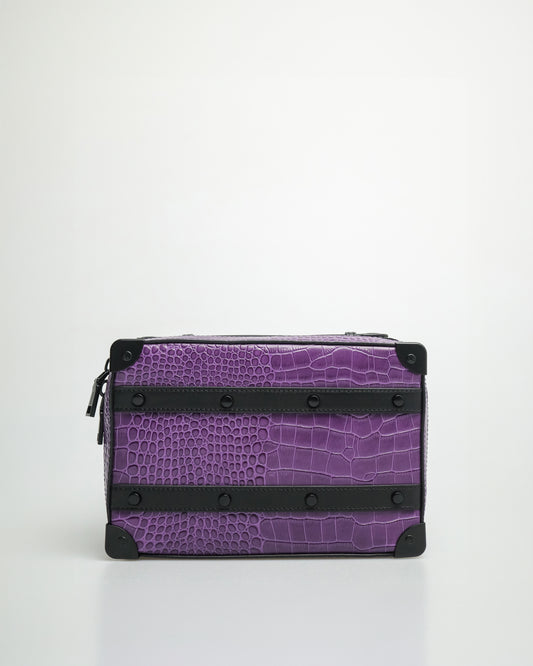 Tomaz NT-TZ387 Men's Cross-Body Bag (Purple/Black)