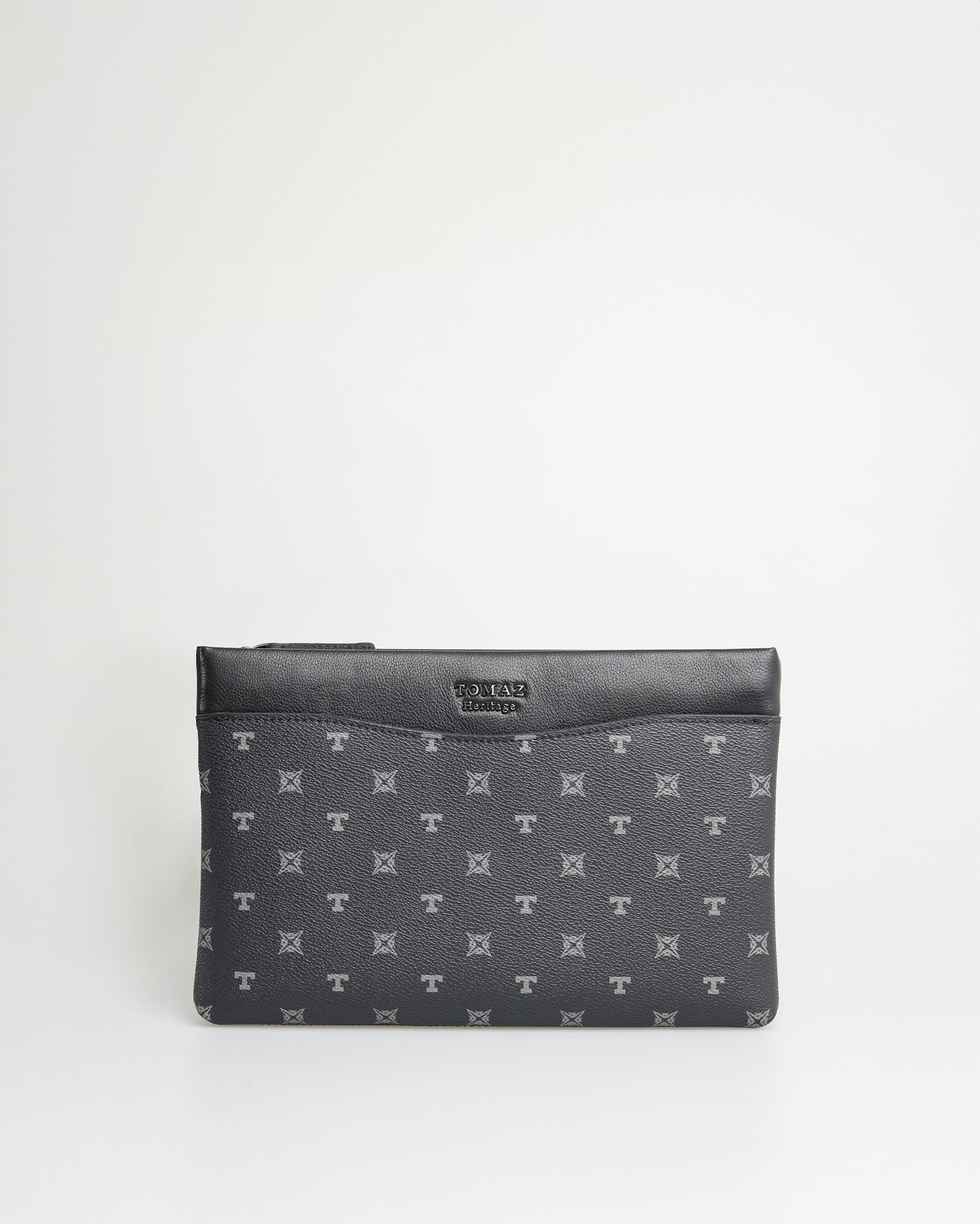 Tomaz NT-TZ411 Monogram Men's Clutch (Black)