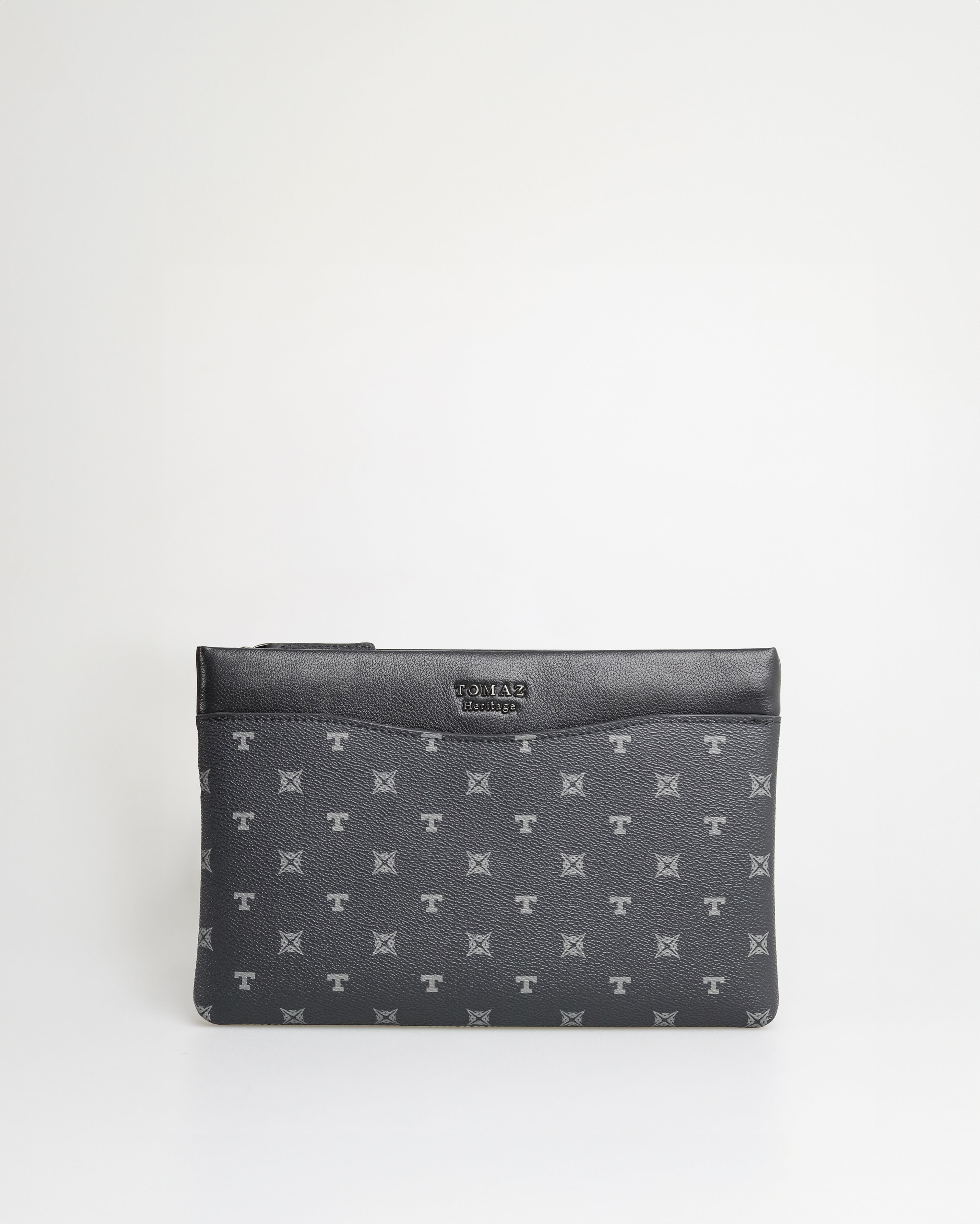 Tomaz NT-TZ411 Monogram Men's Clutch (Black)