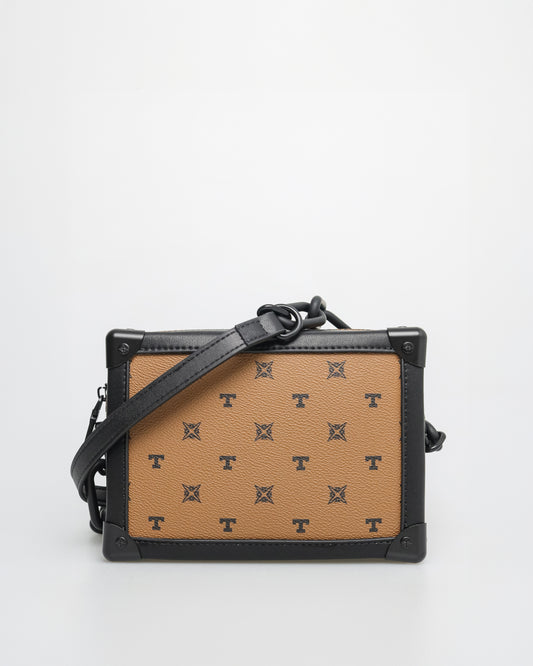 Tomaz NT-TZ420 Monogram Men's Bag (Tan/Black)