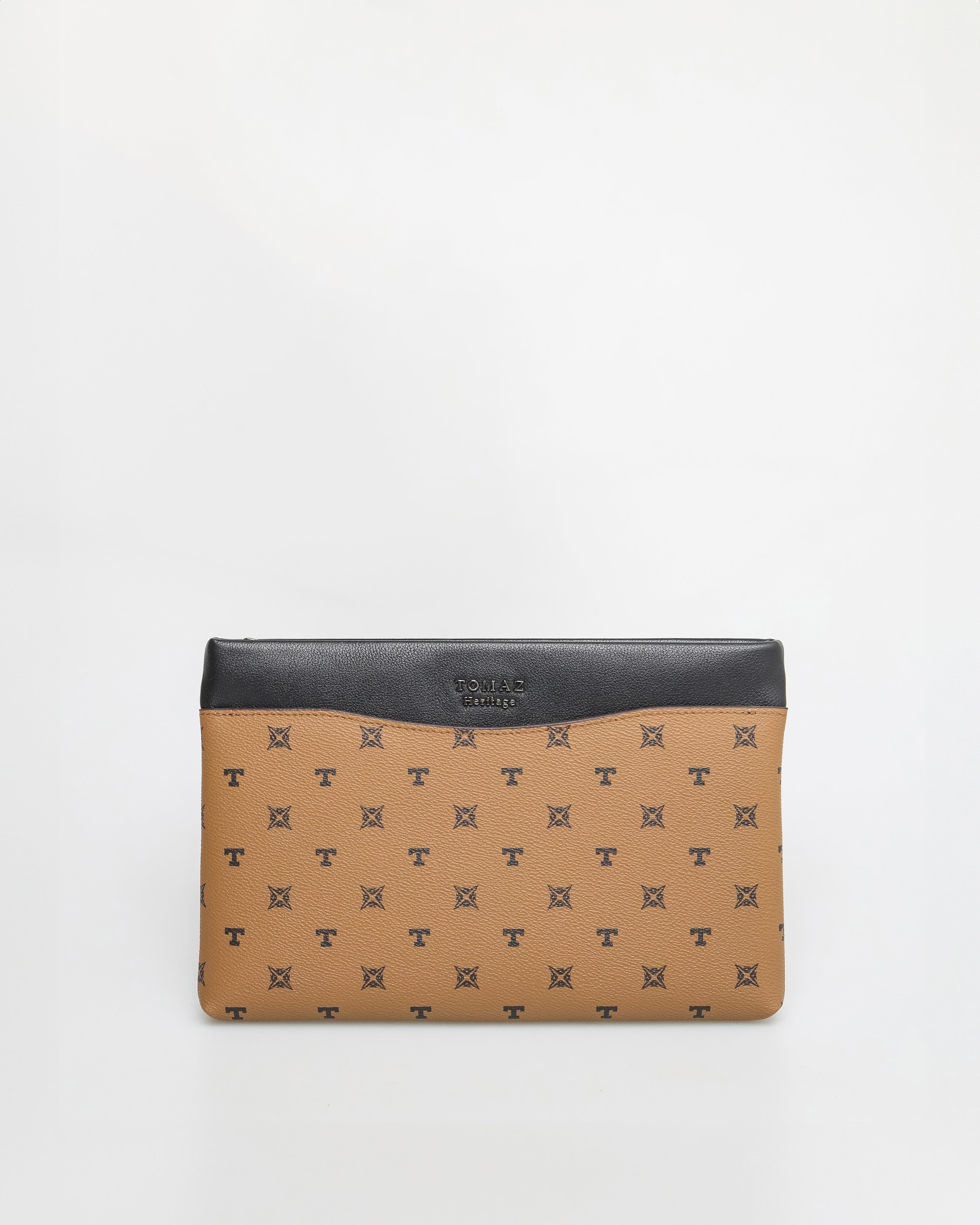 Tomaz Monogram NT-TZ432 Men's Clutch Bag (Tan/Black)