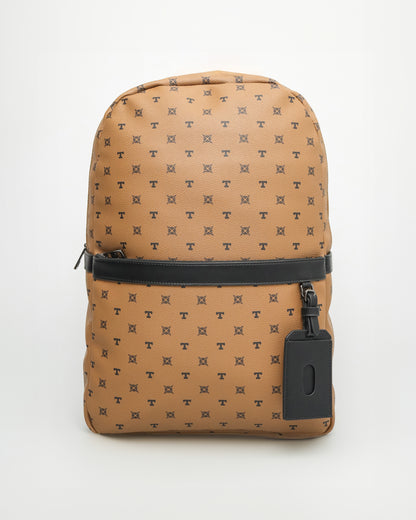 Tomaz NT-TZ441 Monogram Men's Backpack (Tan)