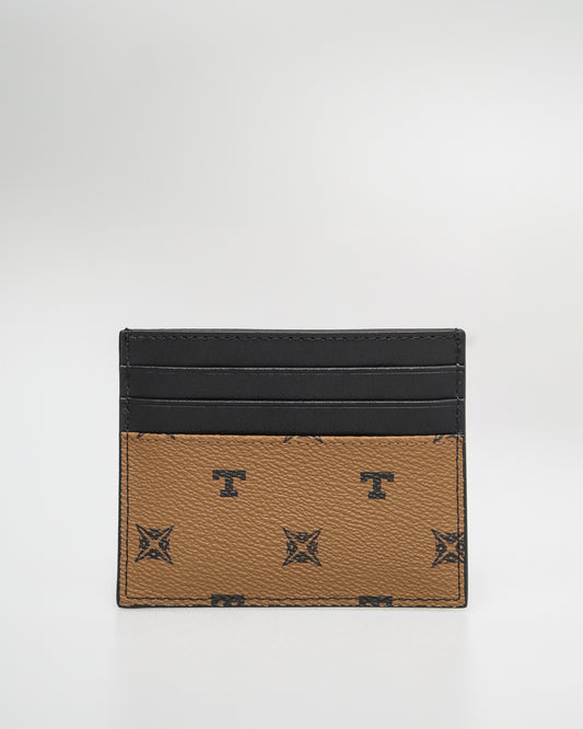 Tomaz NTMW-27 Men's Card Holder (Black/Tan)