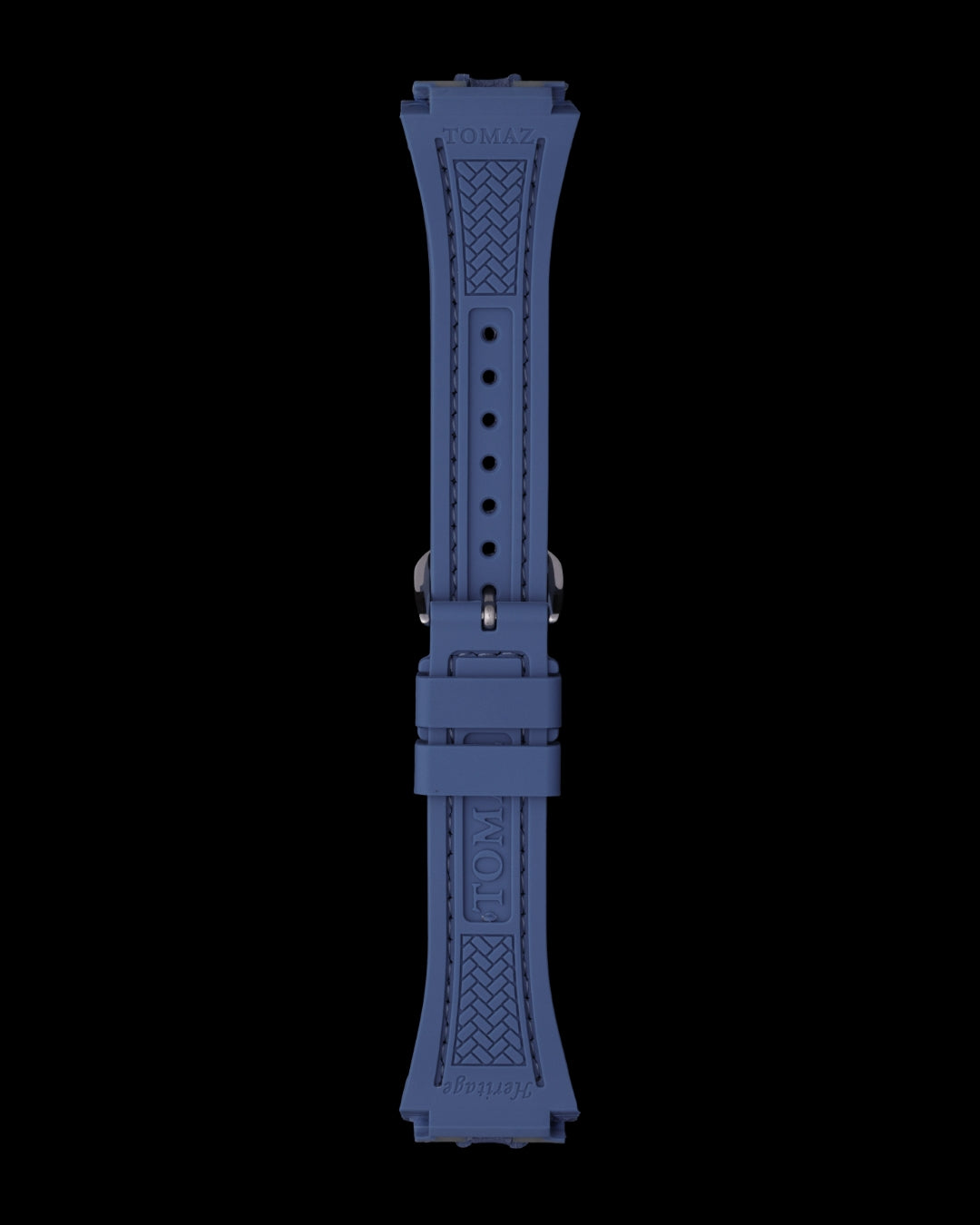 Tomaz STQ029L-3B 21mm Lychee Leather & Silicone Watch Strap – Fits TQ029L