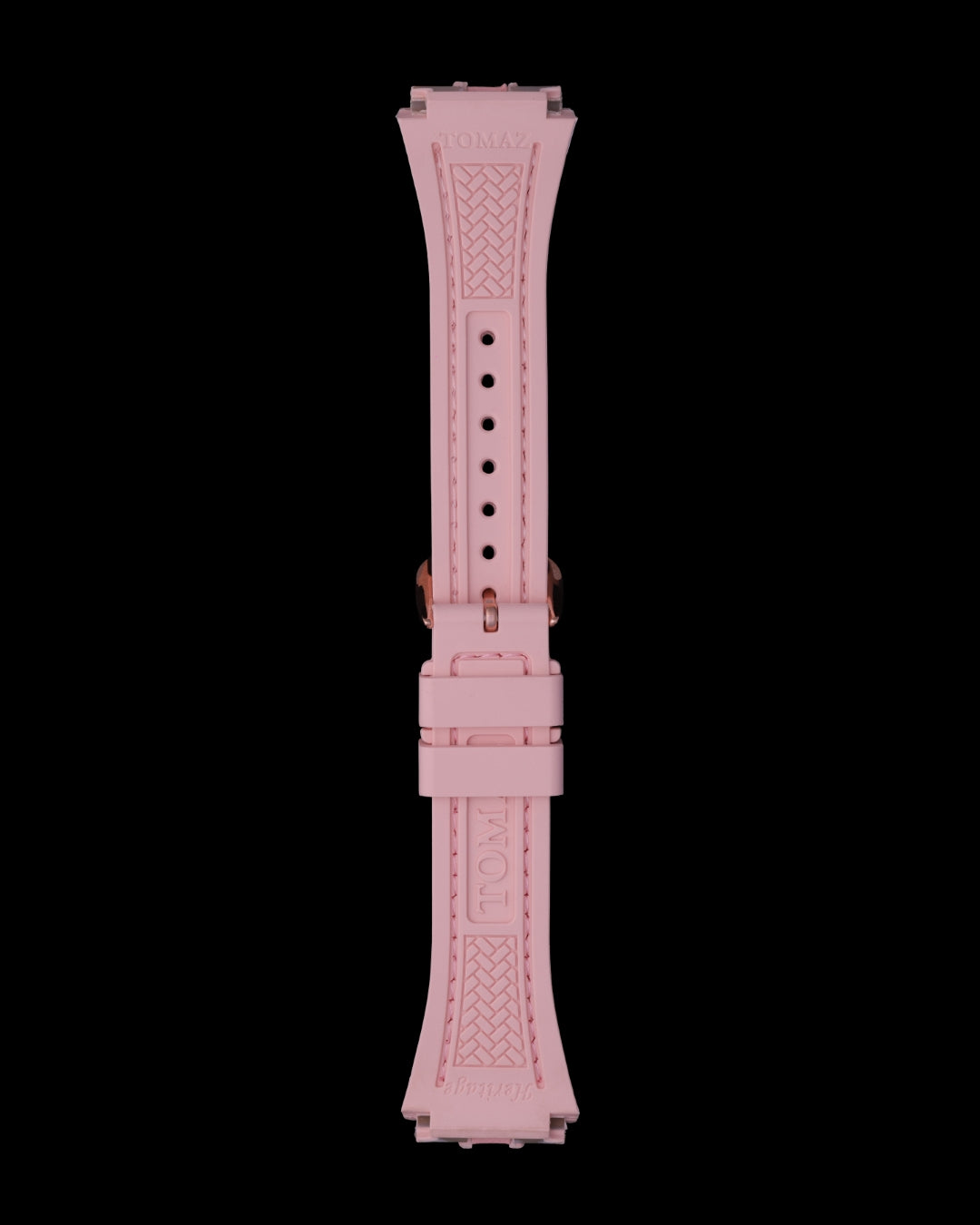 Tomaz STQ029L-A 21mm Plain Leather & Silicone Watch Strap – Fits TQ029L