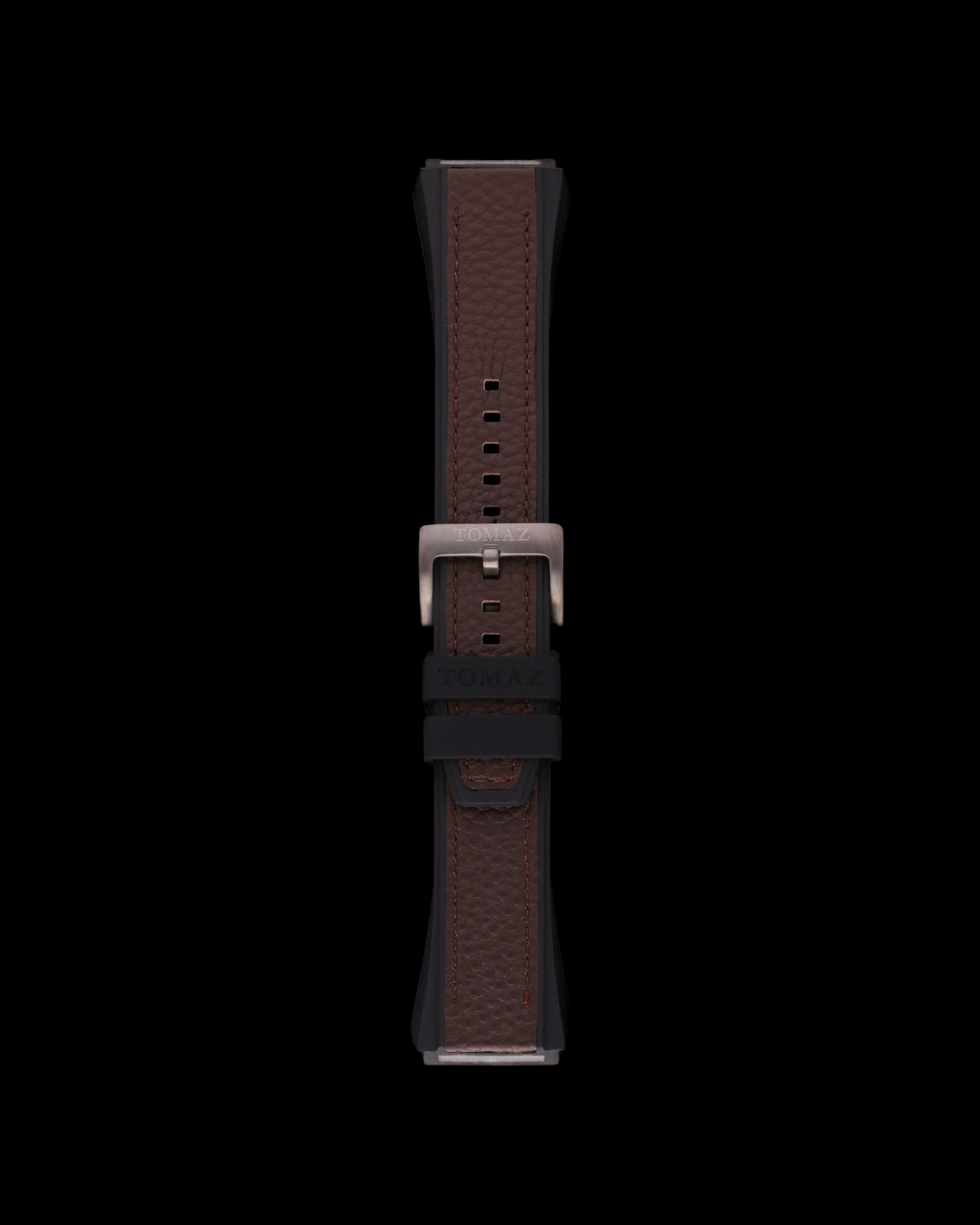 Tomaz STQ030C 26mm Lychee Leather & Silicone Watch Strap – Fits TQ030