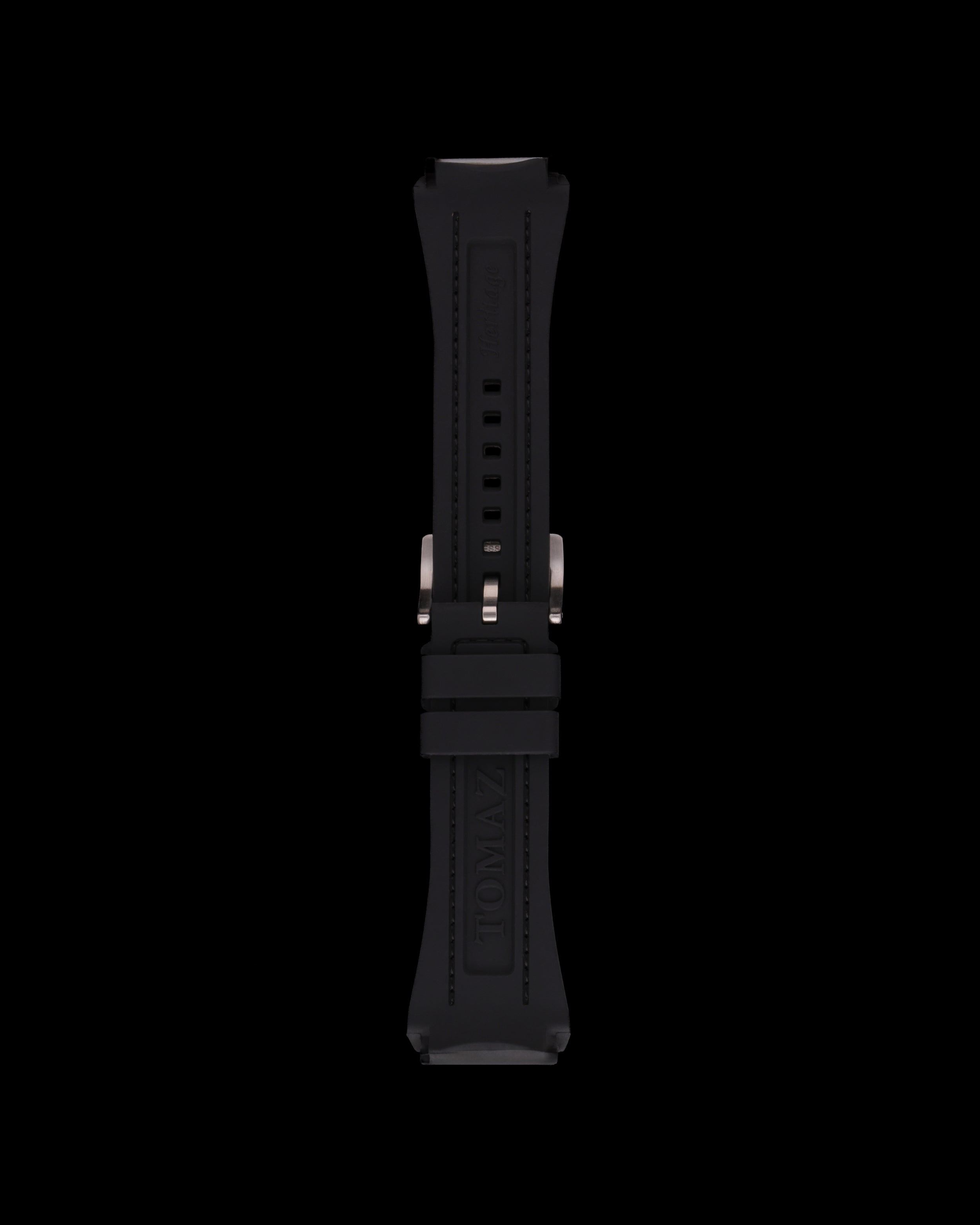 Tomaz STQ030C 26mm Lychee Leather & Silicone Watch Strap – Fits TQ030