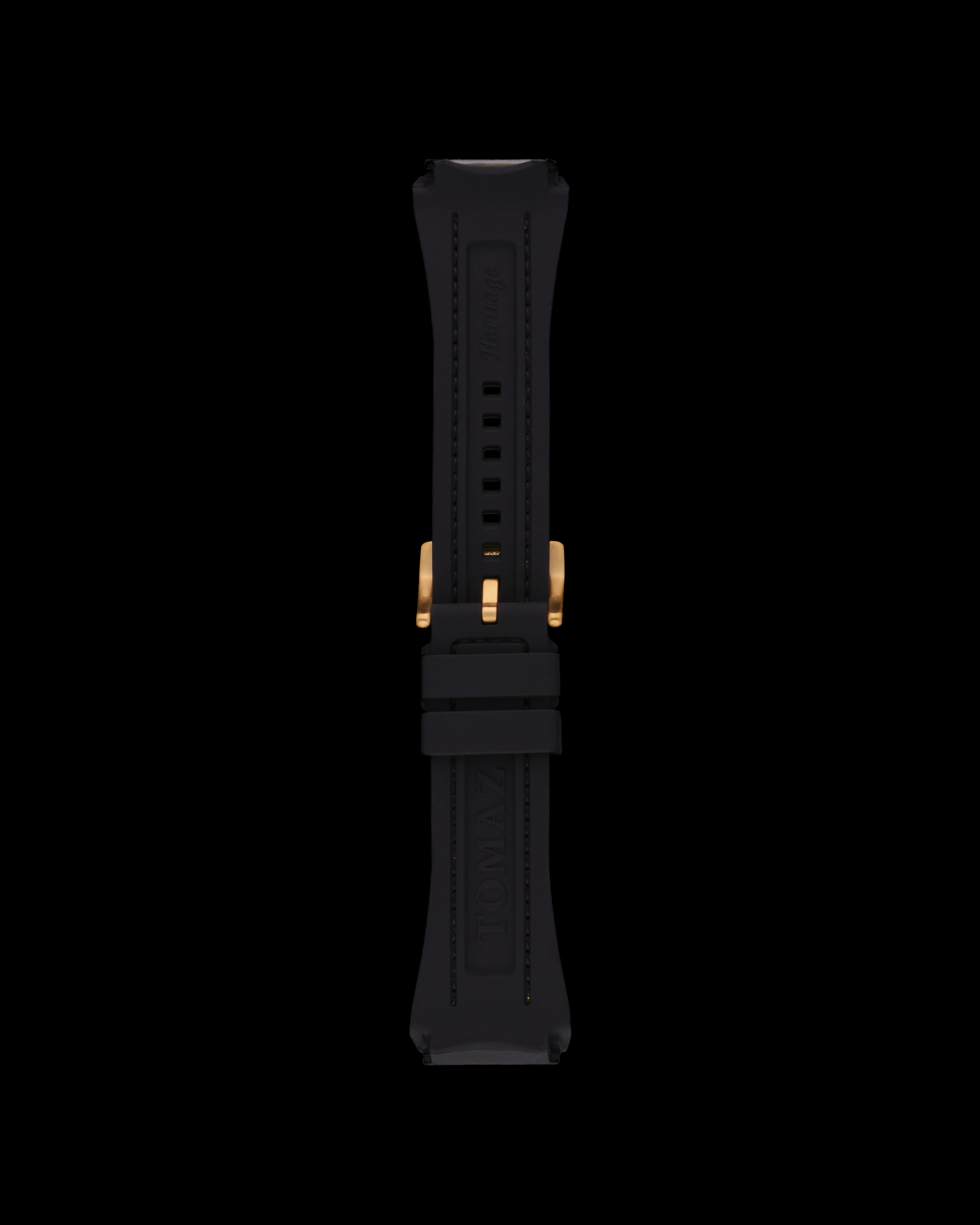 Tomaz STQ030D 26mm Lychee Leather & Silicone Watch Strap – Fits TQ030