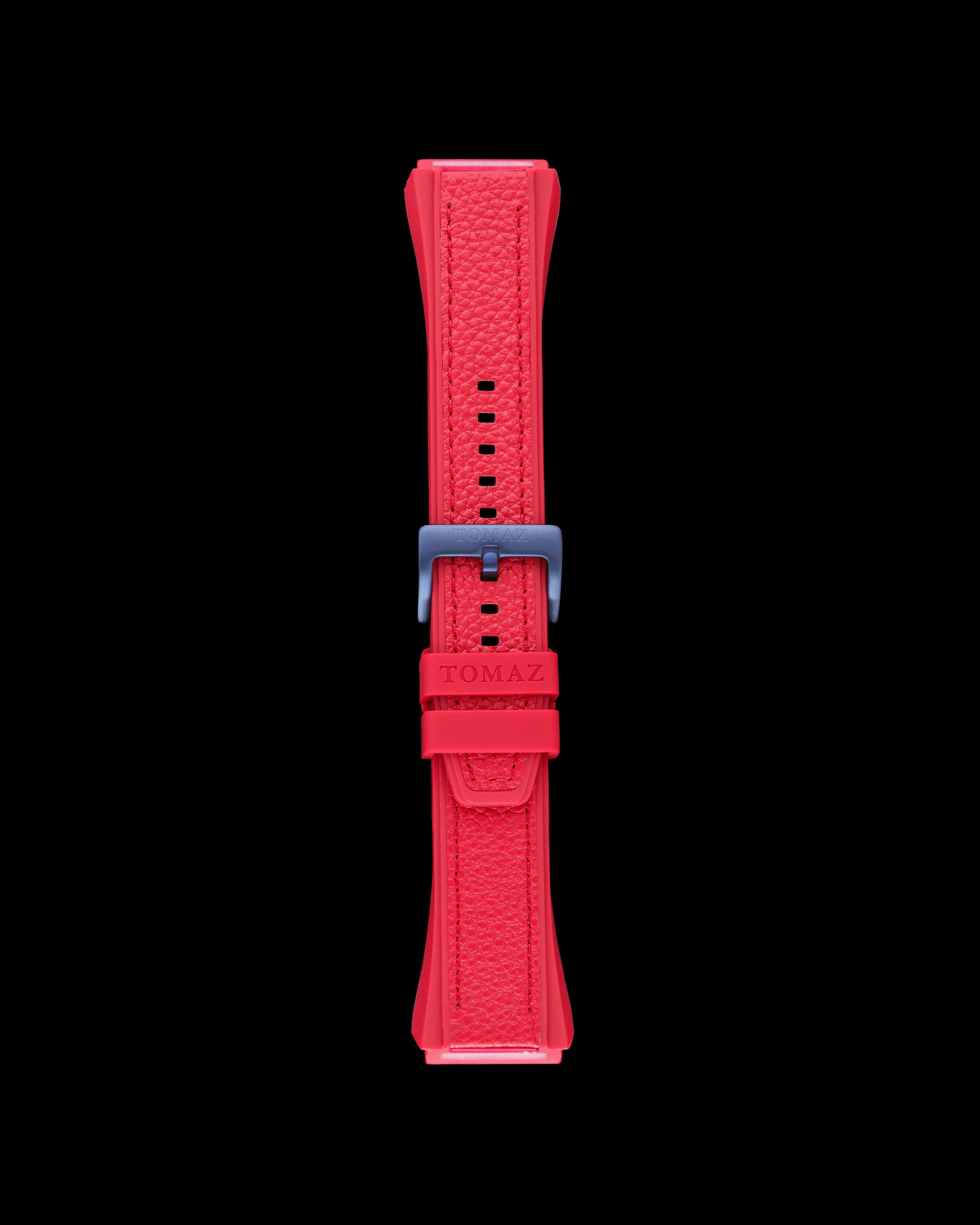 Tomaz STQ030E 26mm Lychee Leather & Silicone Watch Strap – Fits TQ030