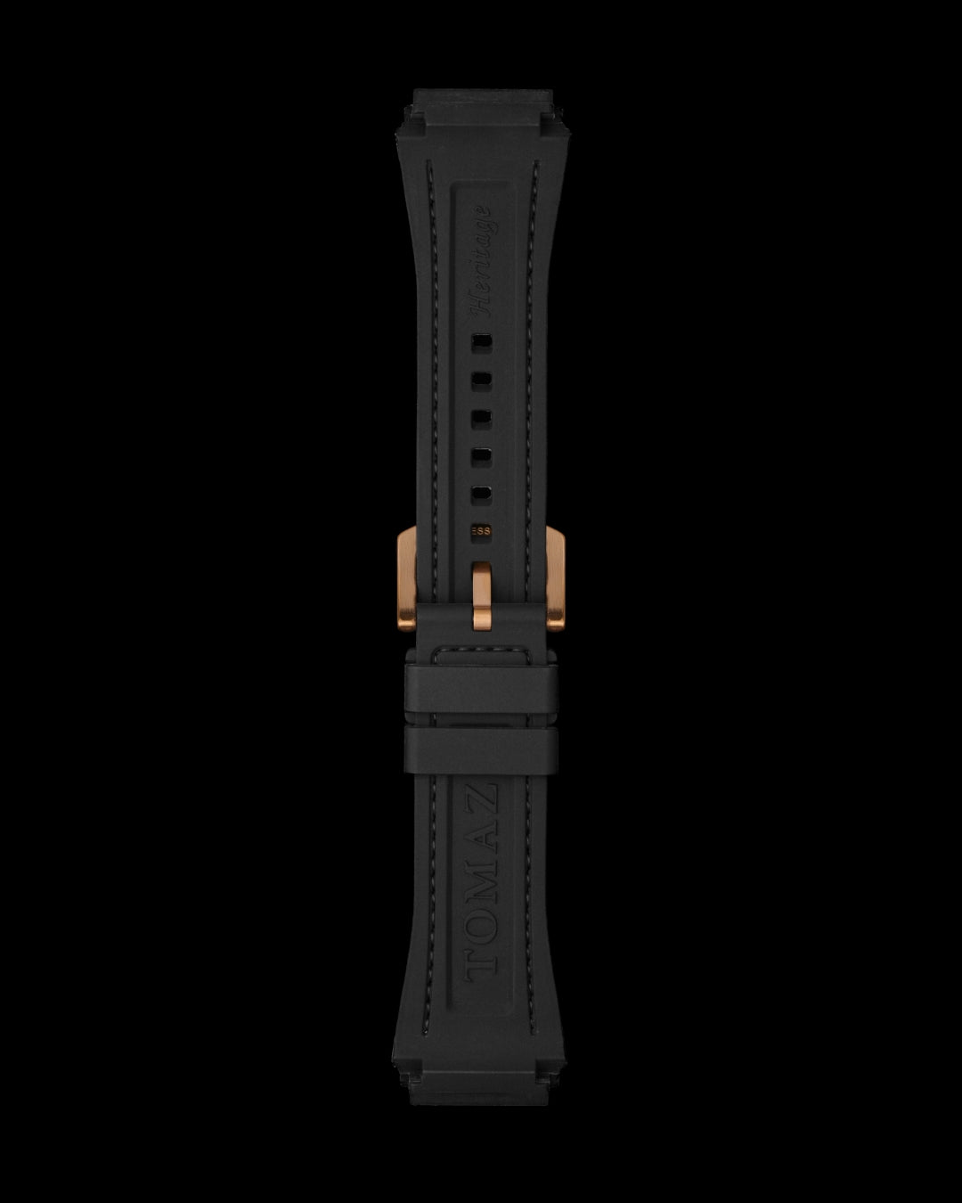 Tomaz STQ039-1D 24mm Bamboo Leather & Silicone Watch Strap – Fits TQ039
