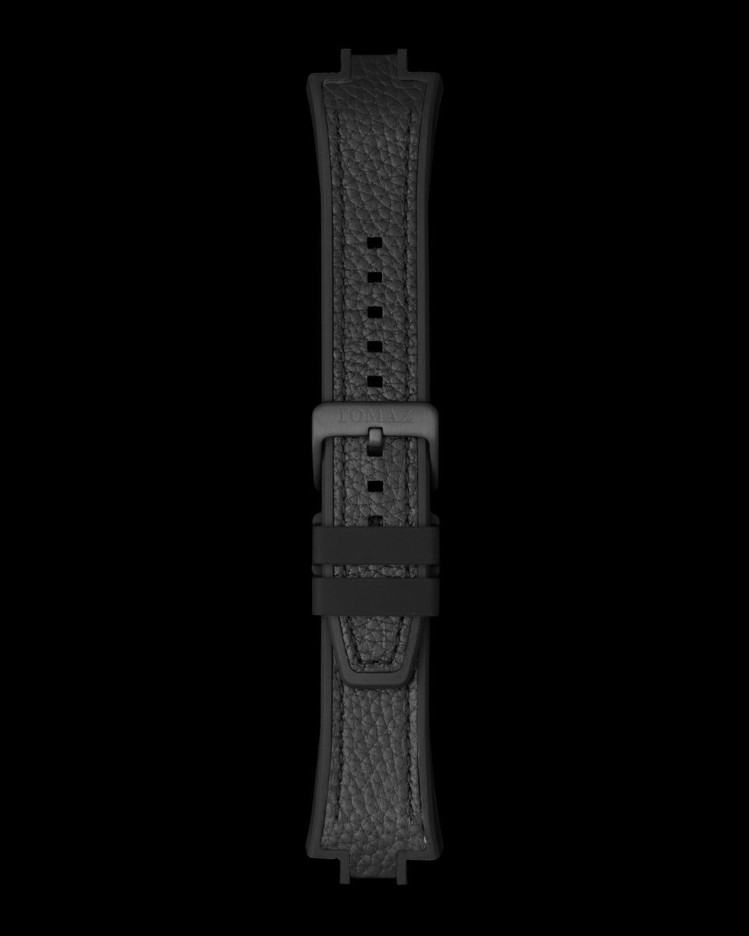 Tomaz STQ046-3 24mm Lychee Leather & Silicone Watch Strap – Fits TQ046