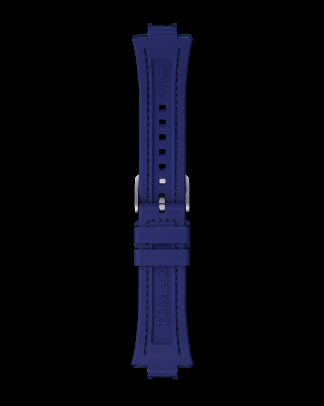 Tomaz STQ046-3B 24mm Lychee Leather & Silicone Watch Strap – Fits TQ046