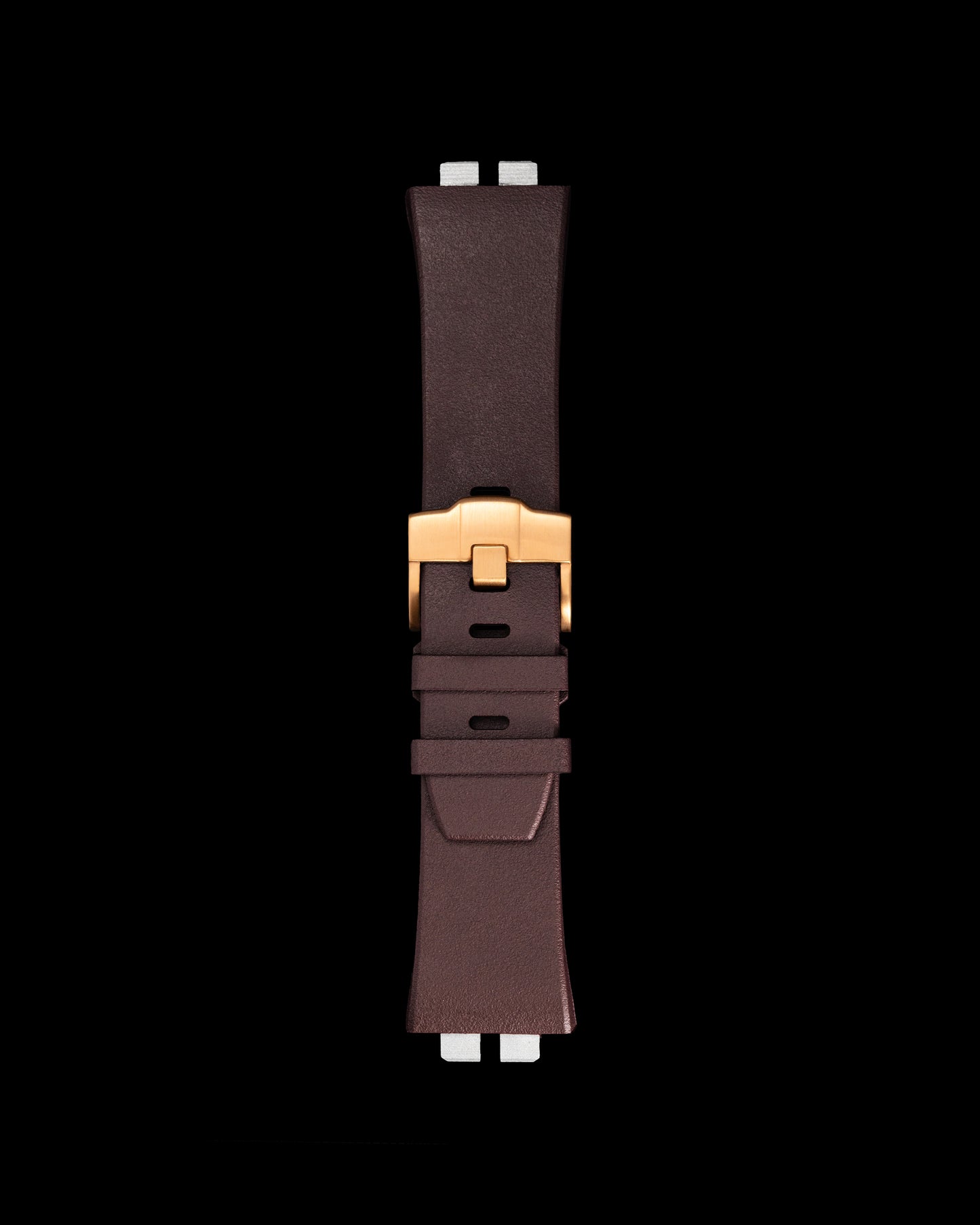 Tomaz STQ011A Rubber 24mm Watch Strap (Coffee)