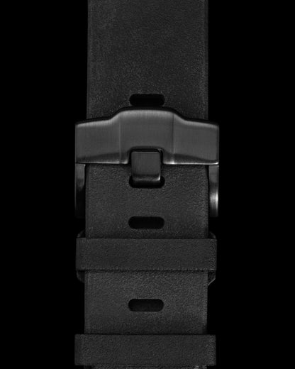 Tomaz STQ011 Rubber 24mm Watch Strap (Black)