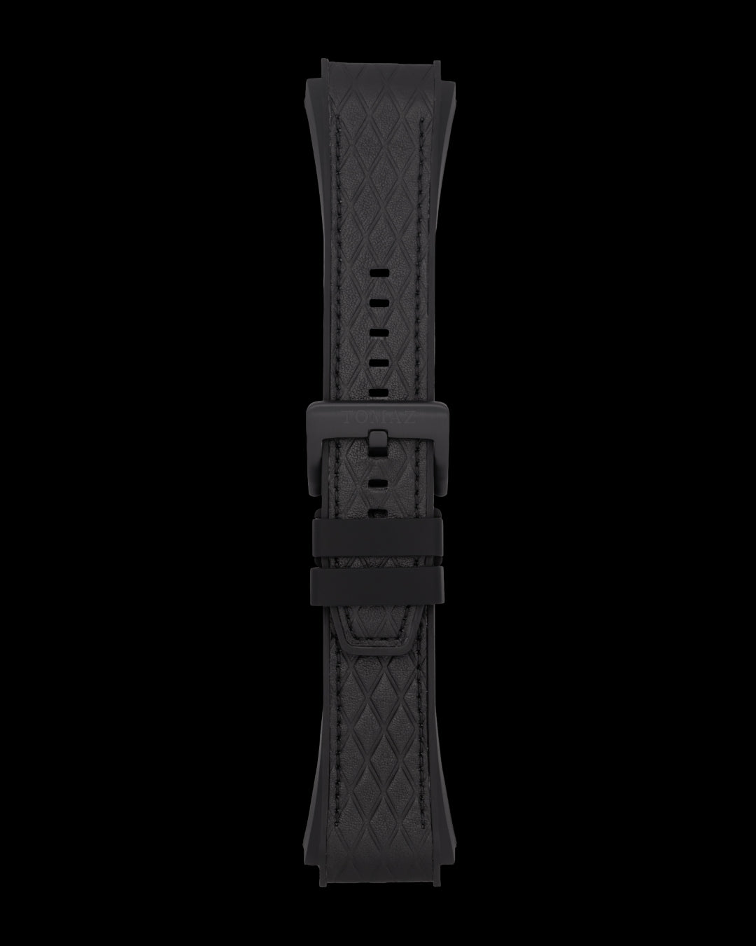 Tomaz STQ021-3 26mm Diamond Leather & Silicone Watch Strap – Fits TQ021