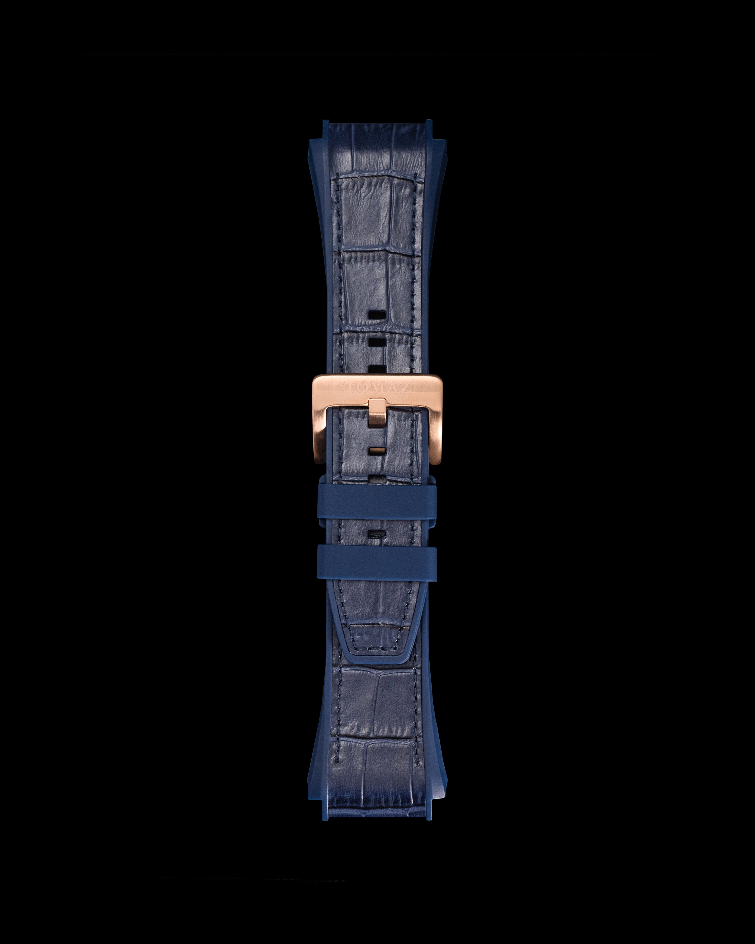 Tomaz STQ21A Silicon Bamboo 26mm Watch Strap (Blue)