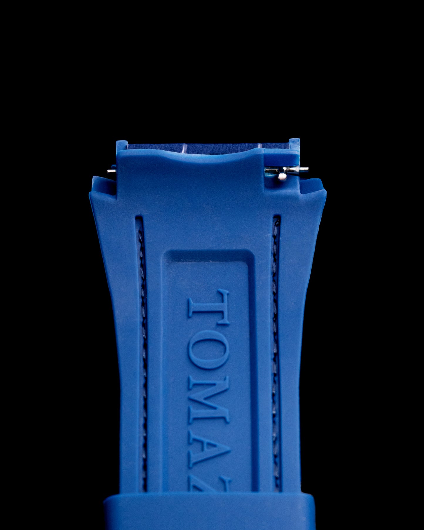 Tomaz STQ21A Silicon Bamboo 26mm Watch Strap (Blue)