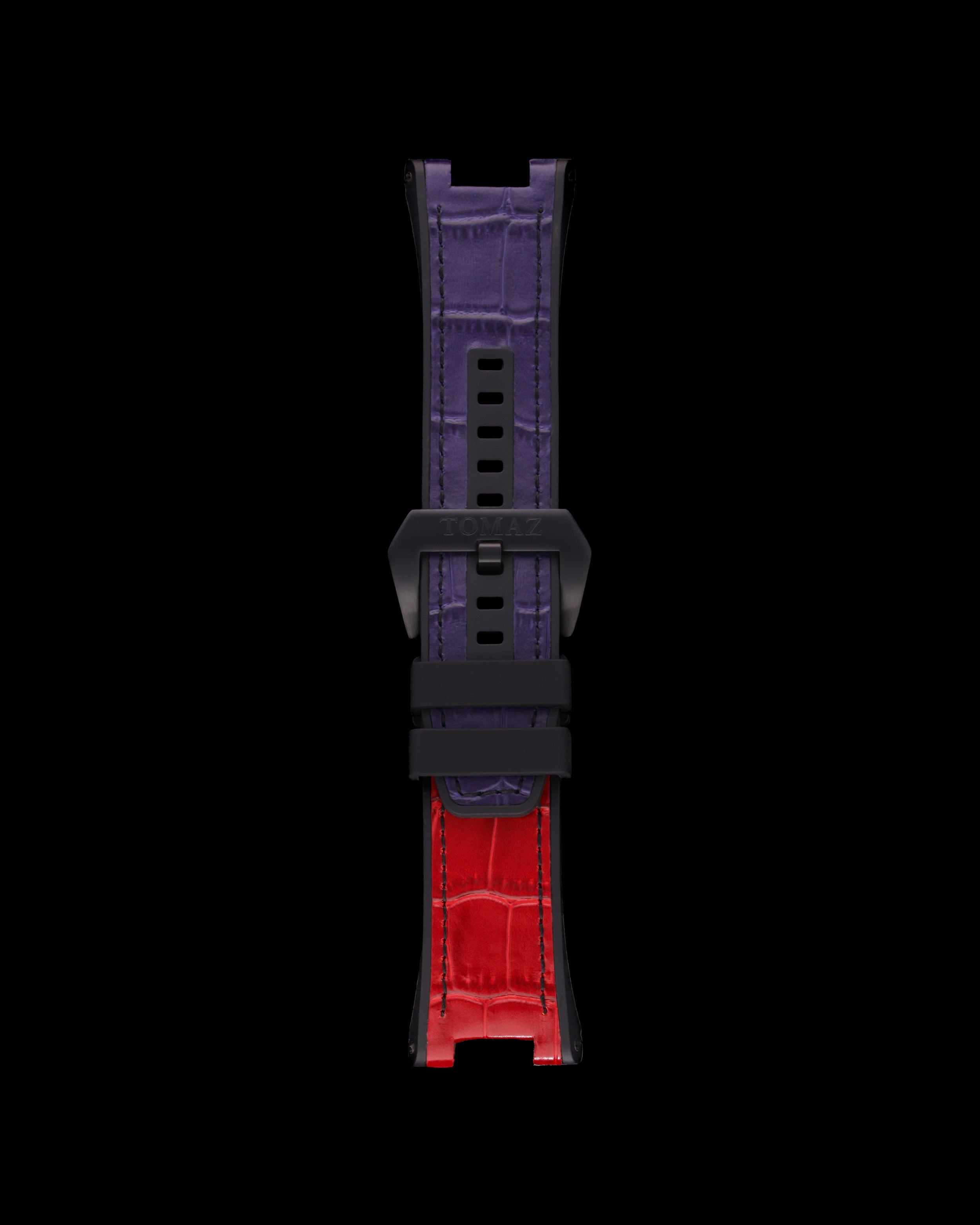 Tomaz STW027-1 29mm Bamboo Leather & Silicone Watch Strap – Fits TW027