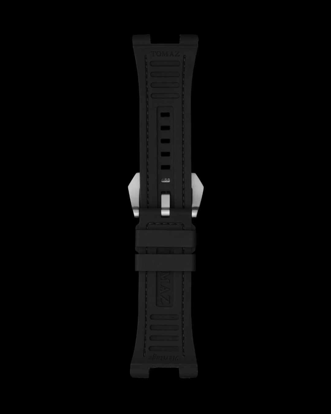 Tomaz STW027-6B 29mm Diamond Leather & Silicone Watch Strap – Fits TW027