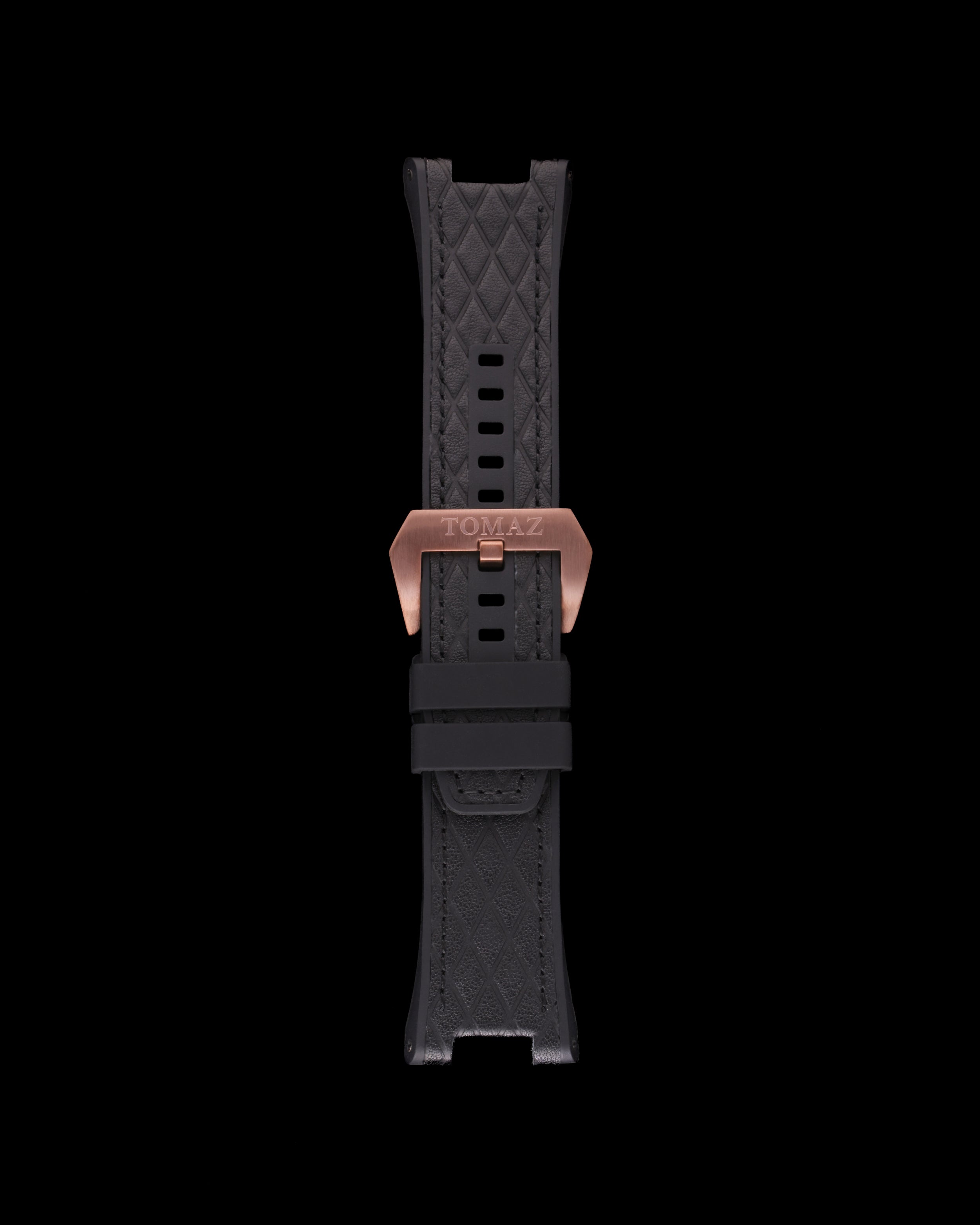 Tomaz STW027-6C 29mm Diamond Leather & Silicone Watch Strap – Fits TW027