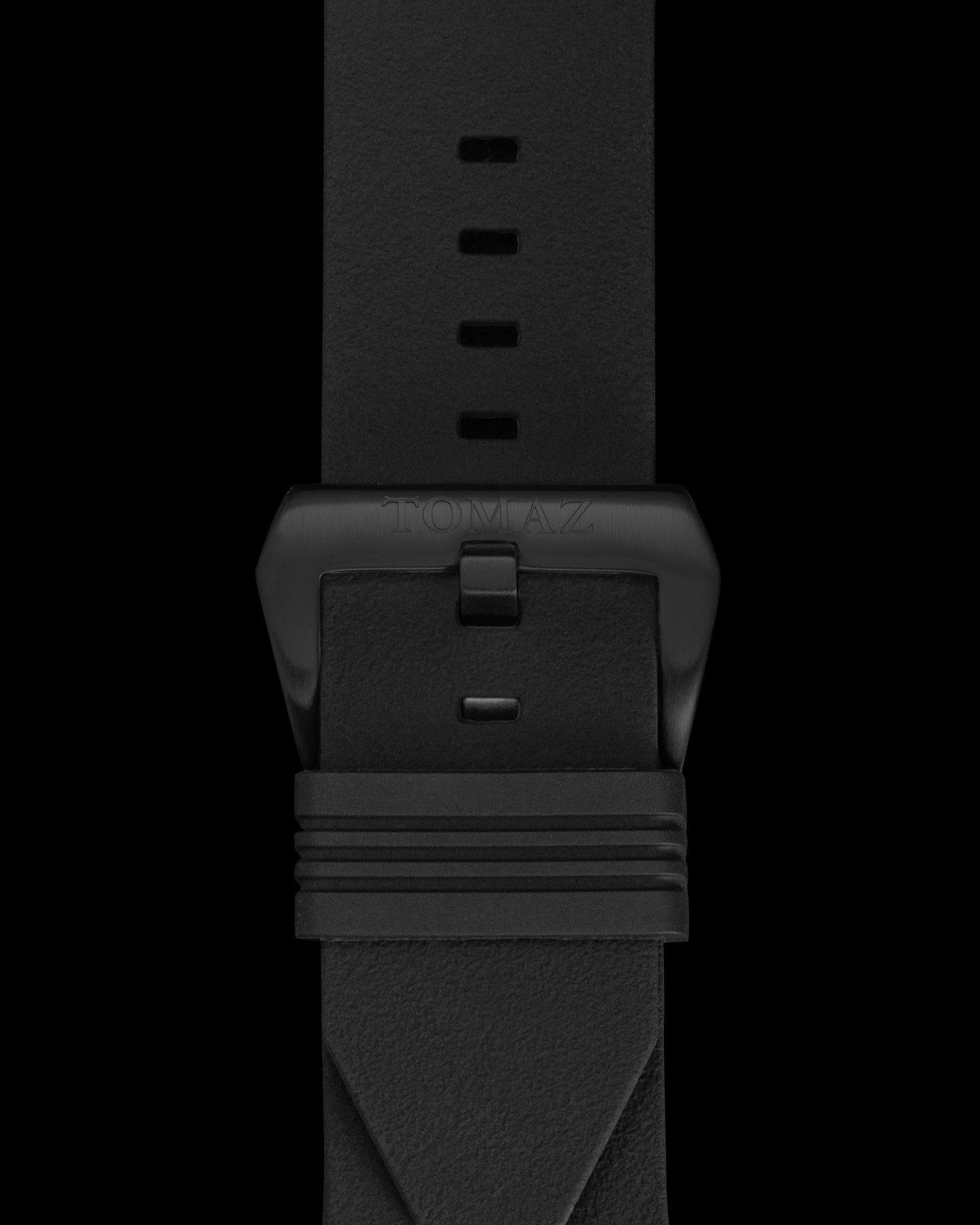 Tomaz STW028 Silicon Plain 24mm Watch Strap (TW028) (Black)