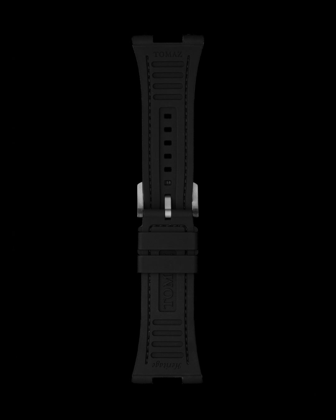 Tomaz STW029-5B 24mm Snake Leather & Silicone Watch Strap – Fits TW029