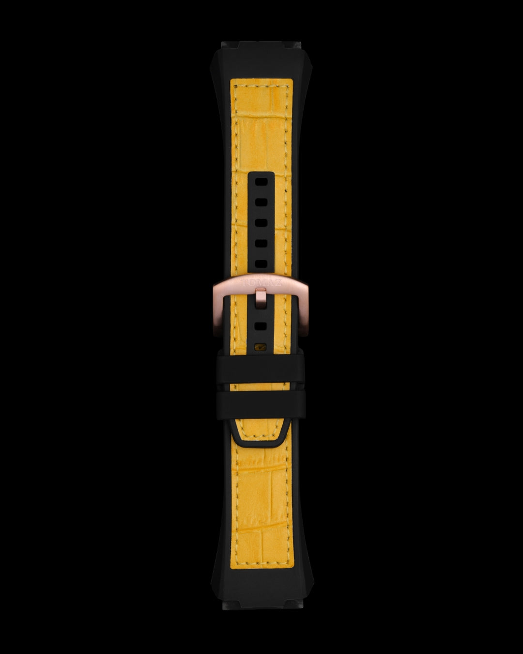 Tomaz STW032-1A 24mm Bamboo Leather & Silicone Watch Strap – Fits TW032