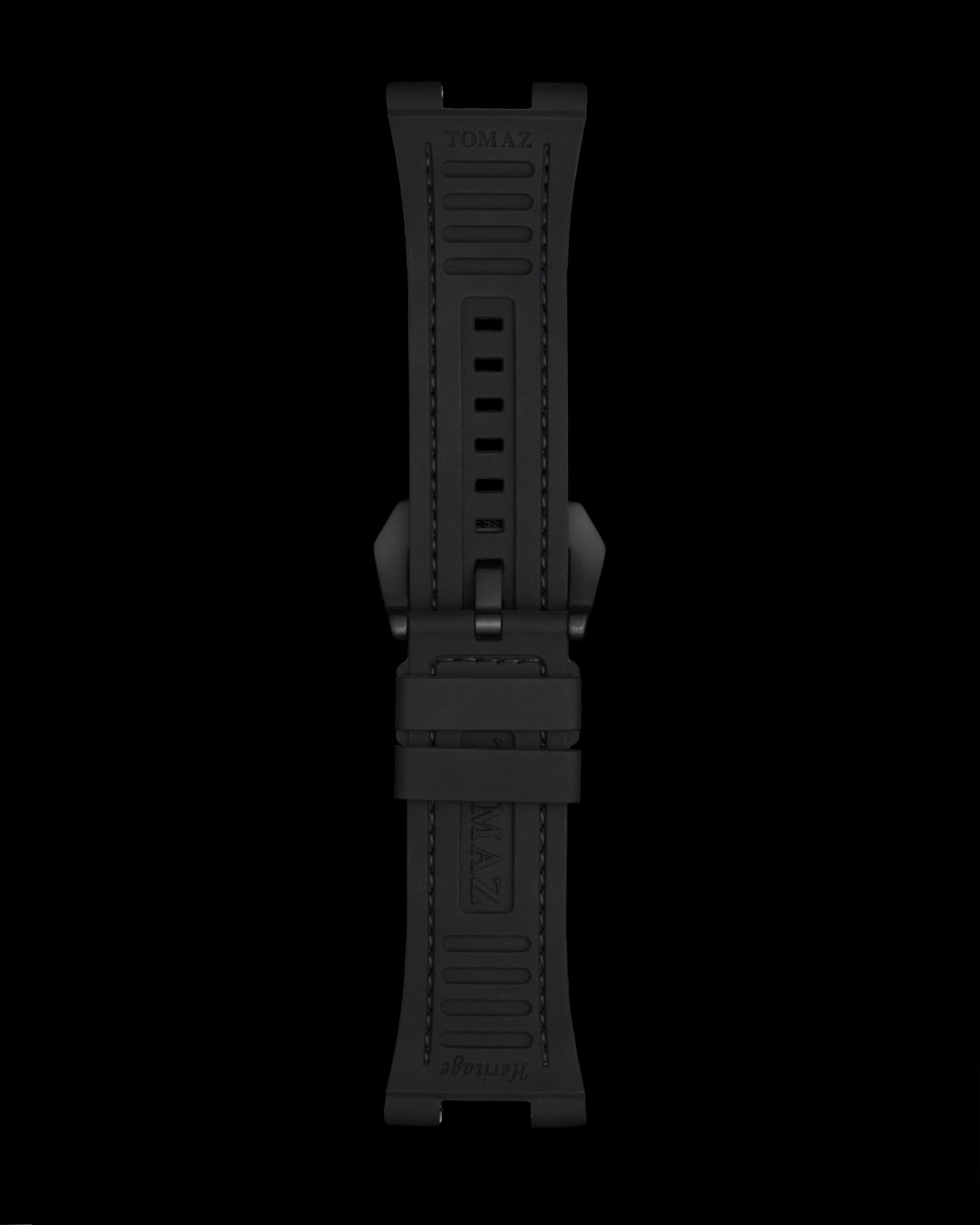 Tomaz STW035-1 28mm Bamboo Leather & Silicone Watch Strap – Fits TW035