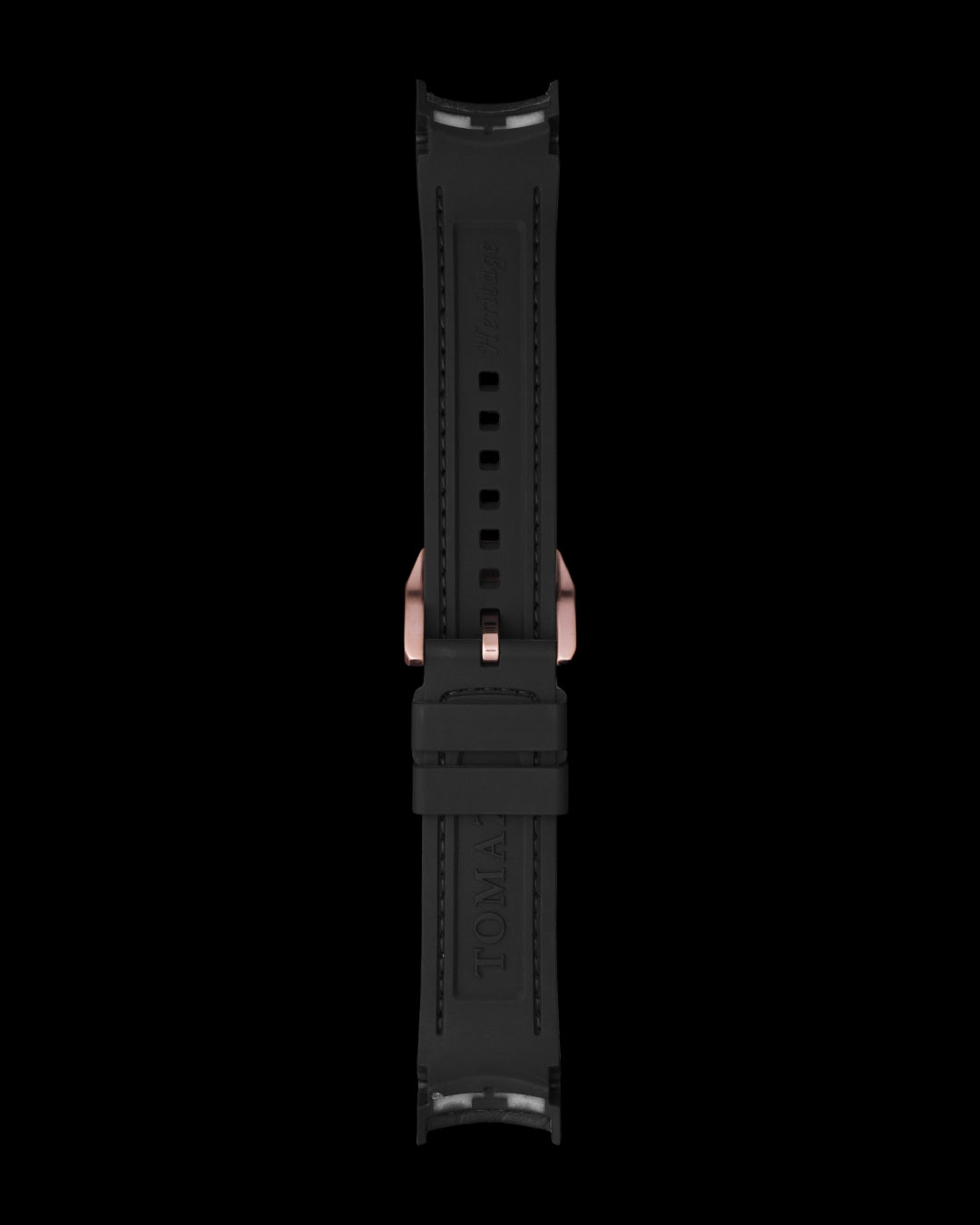 Tomaz STW036-6A 24mm Diamond Leather & Silicone Watch Strap – Fits TW036