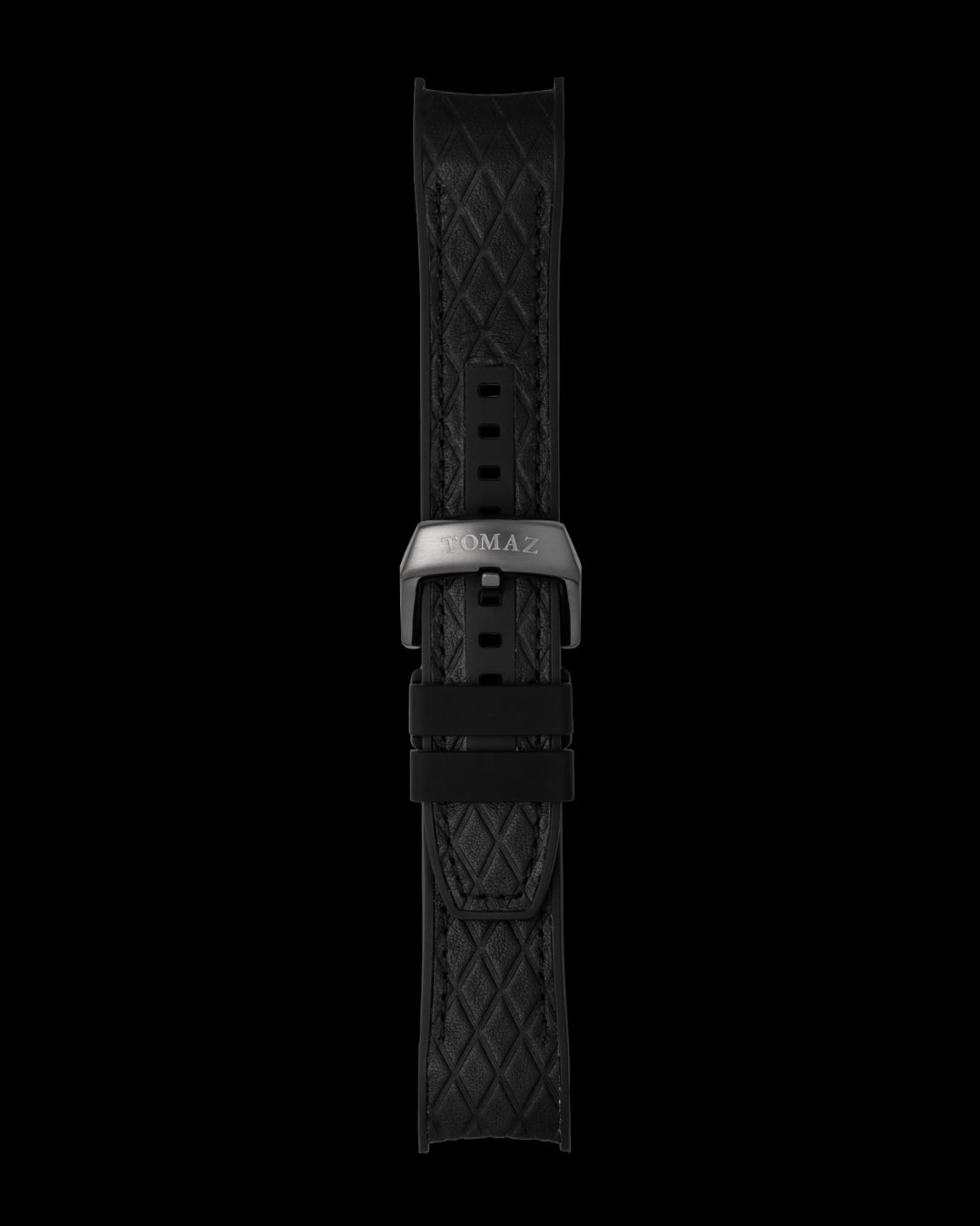 Tomaz STW036-6C 24mm Diamond Silicone Watch Strap – Fits TW036