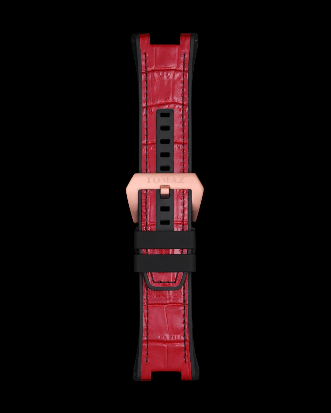 Tomaz STW037-1A 29mm Bamboo Leather & Silicone Watch Strap – Fits TW037