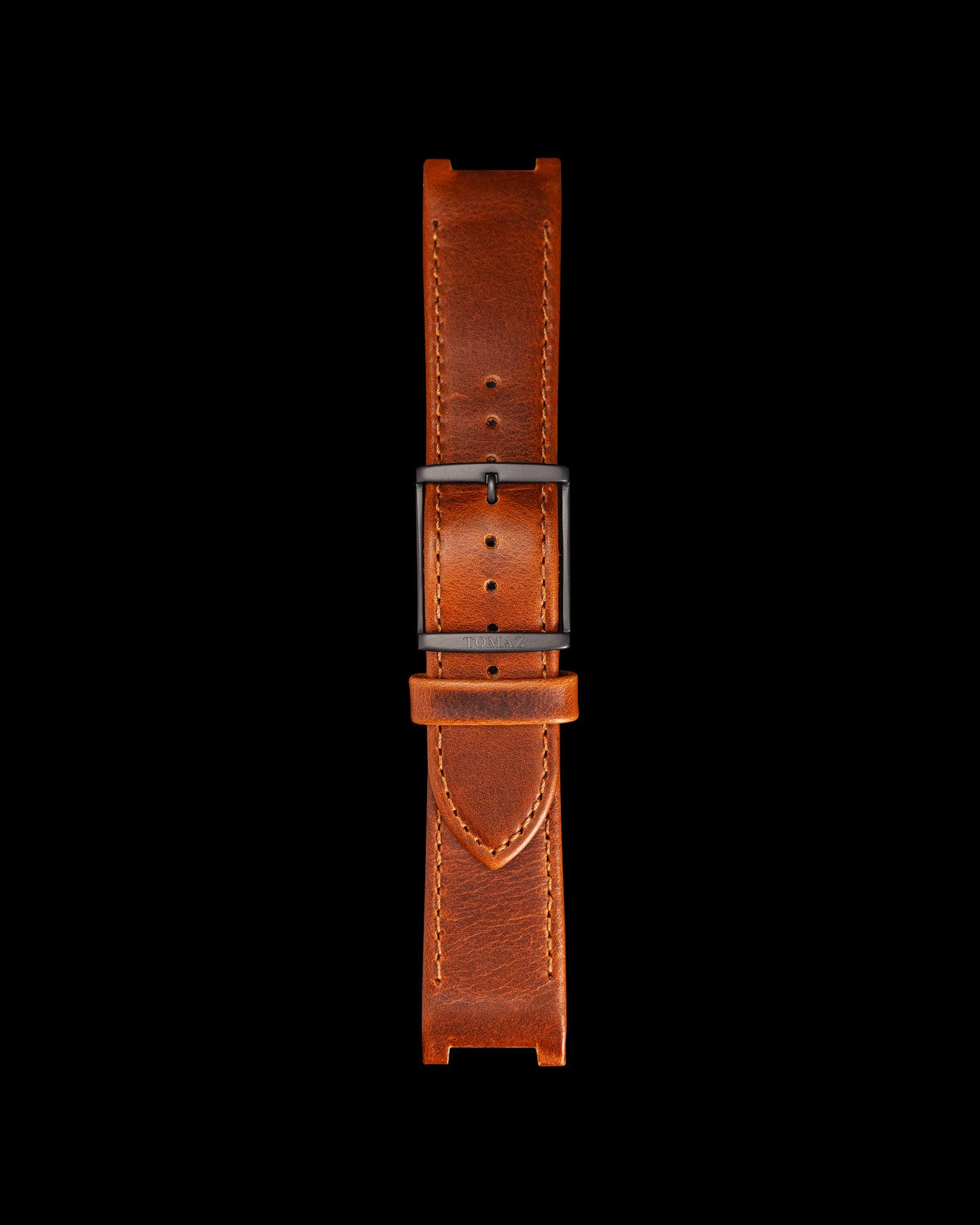 Tomaz STW03 Leather Plain 24mm Watch Strap (TW003) (Brown)