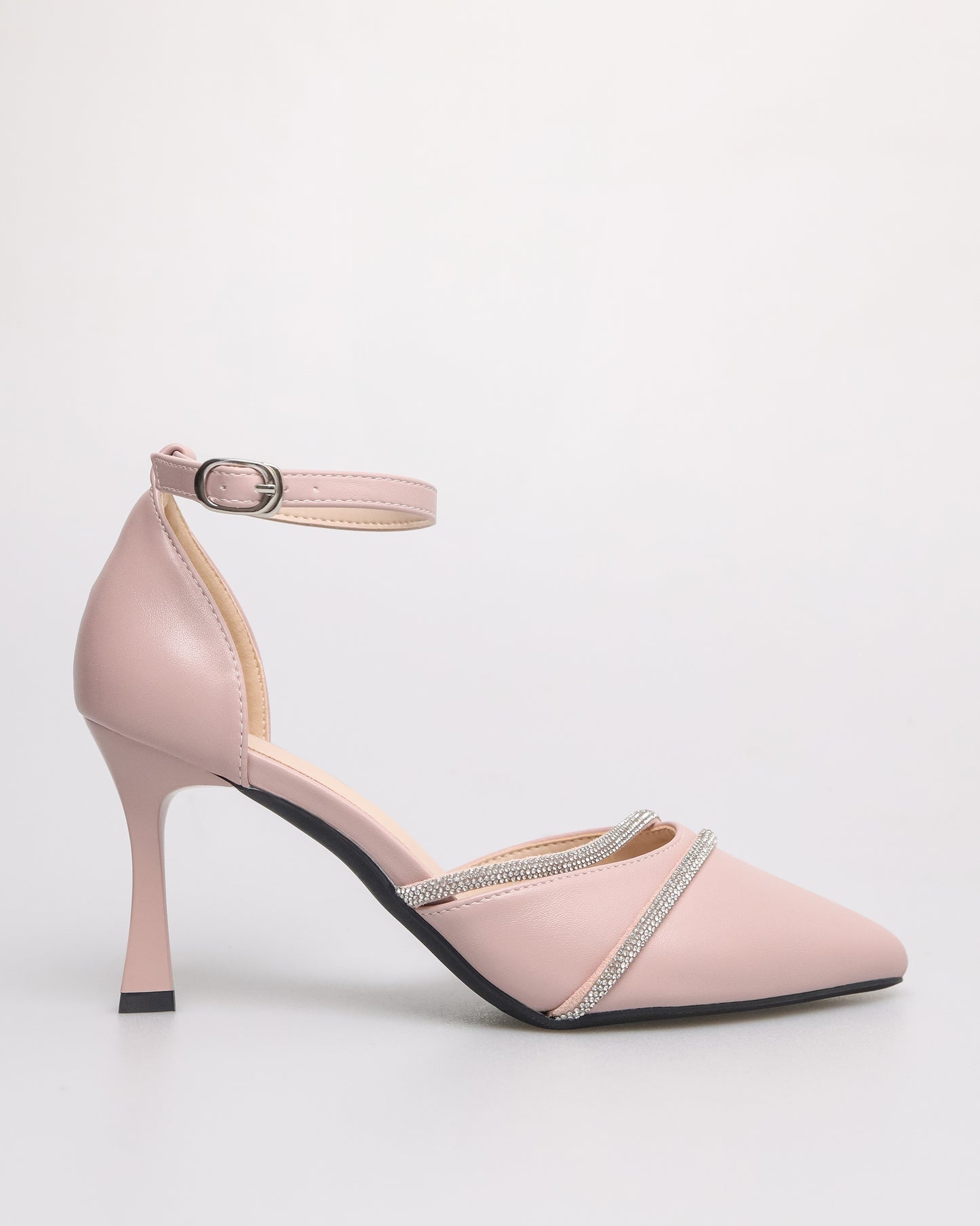 Tomaz NN414 Ladies Pointy Ankle Strap Heels