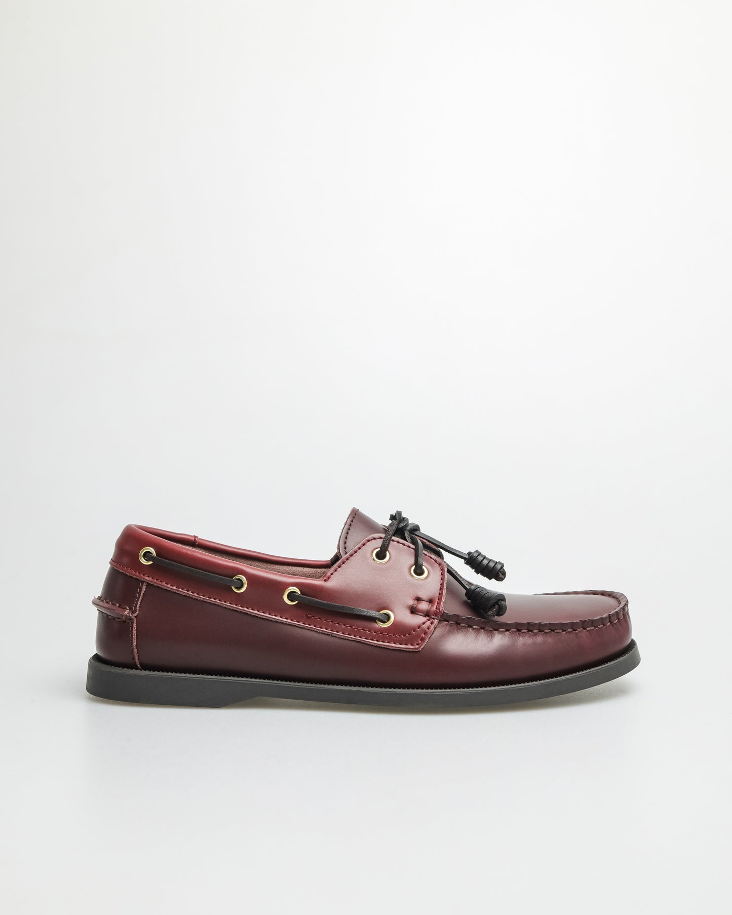 Tomaz C999A Men's Leather Boat Shoes (Wine)