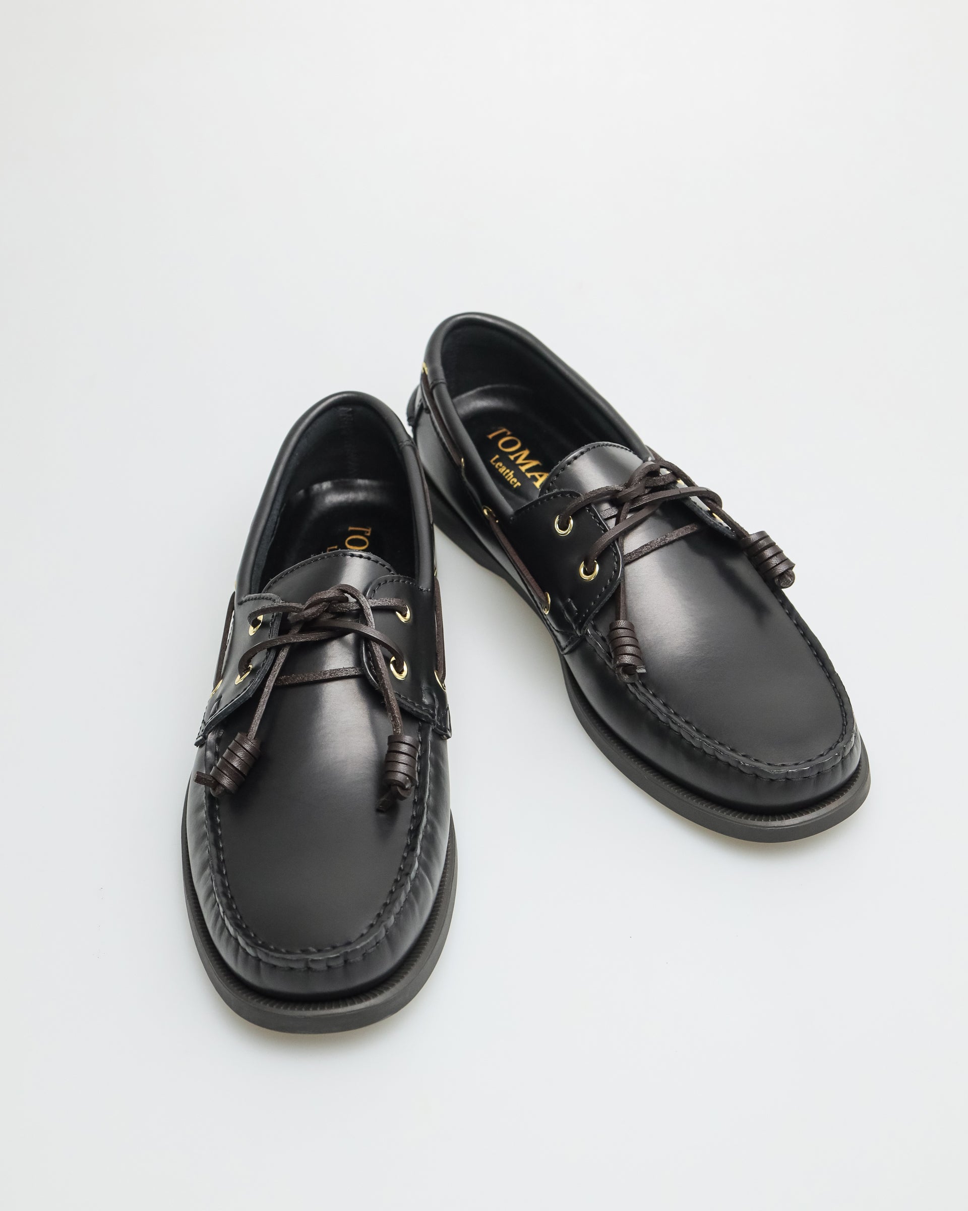 Tomaz BF999A Men's Boatshoes (Black) – TOMAZ